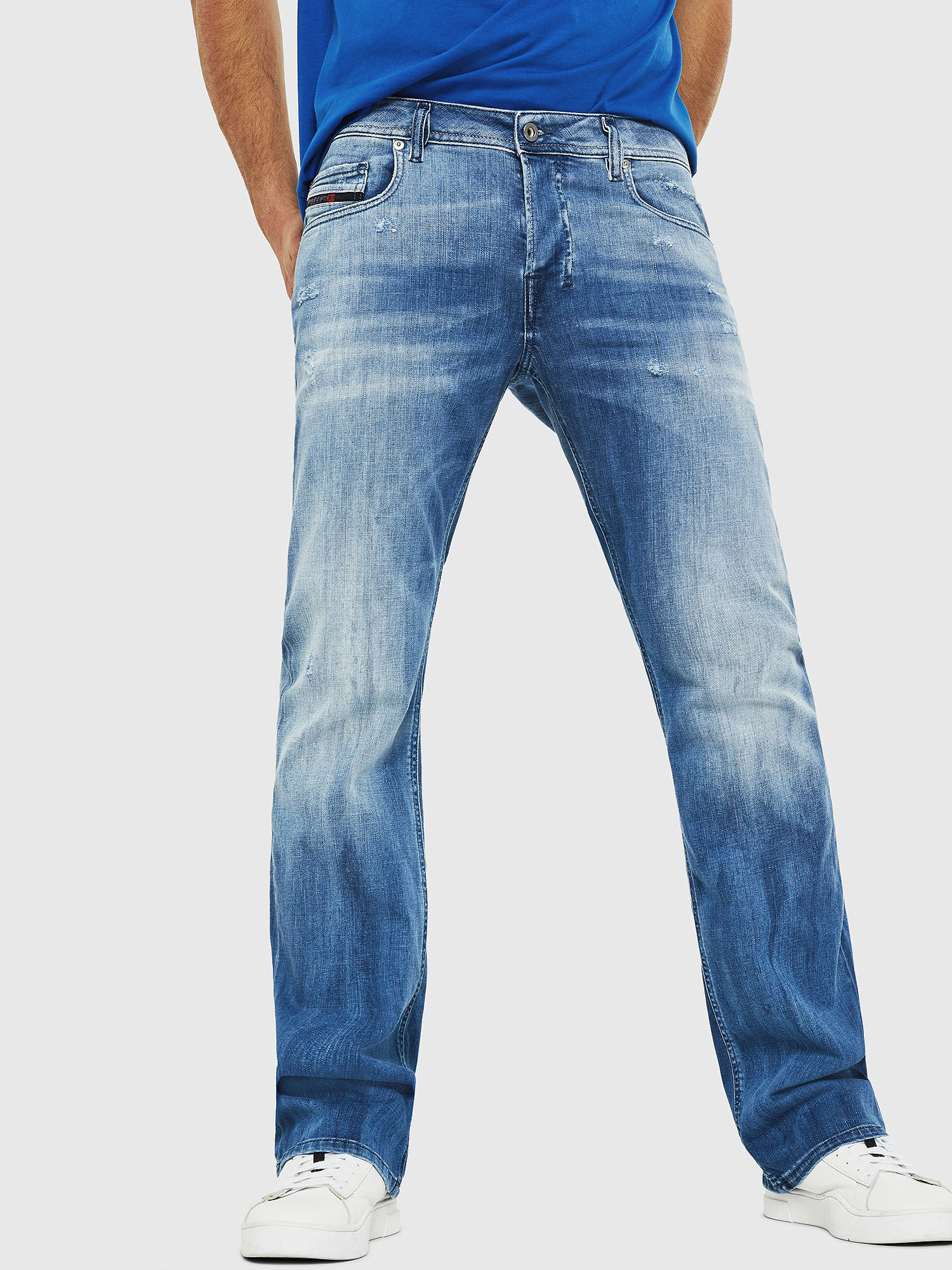 bootcut light blue jeans