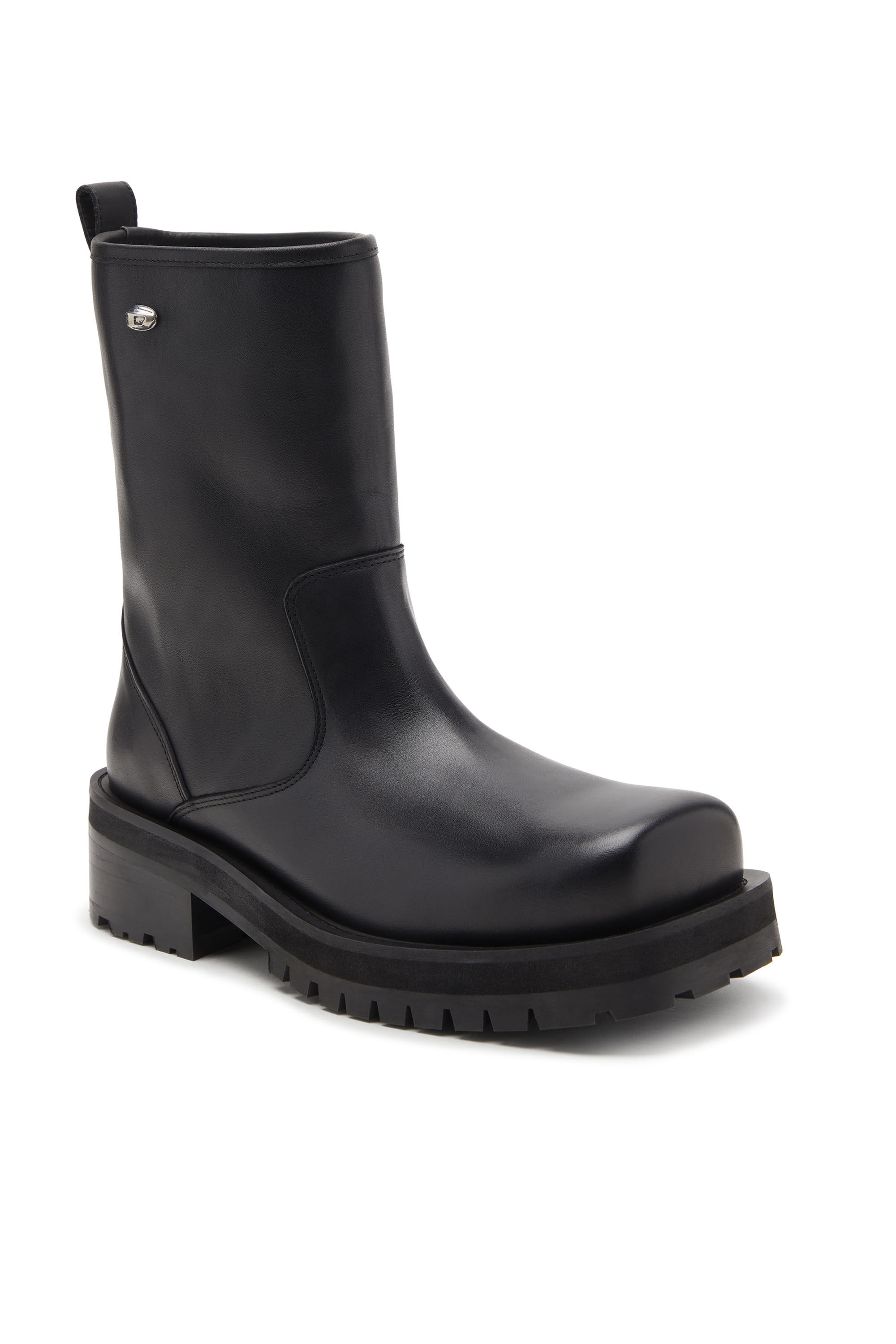 Diesel - D-TEXAN BK, Man's D-Texan - Leather Boots in Black - 4