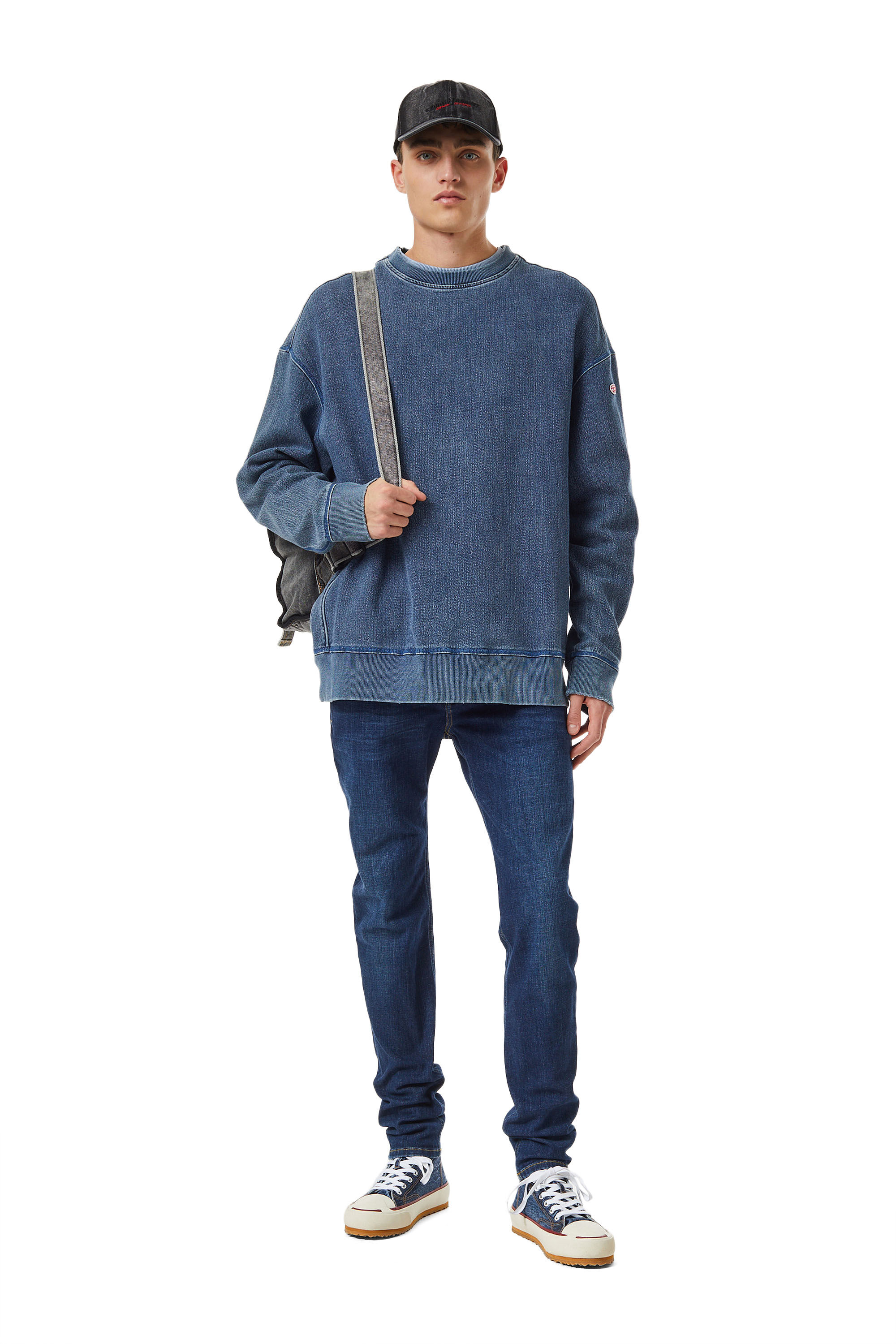 1979 SLEENKER Man Skinny dark blue Jeans Diesel