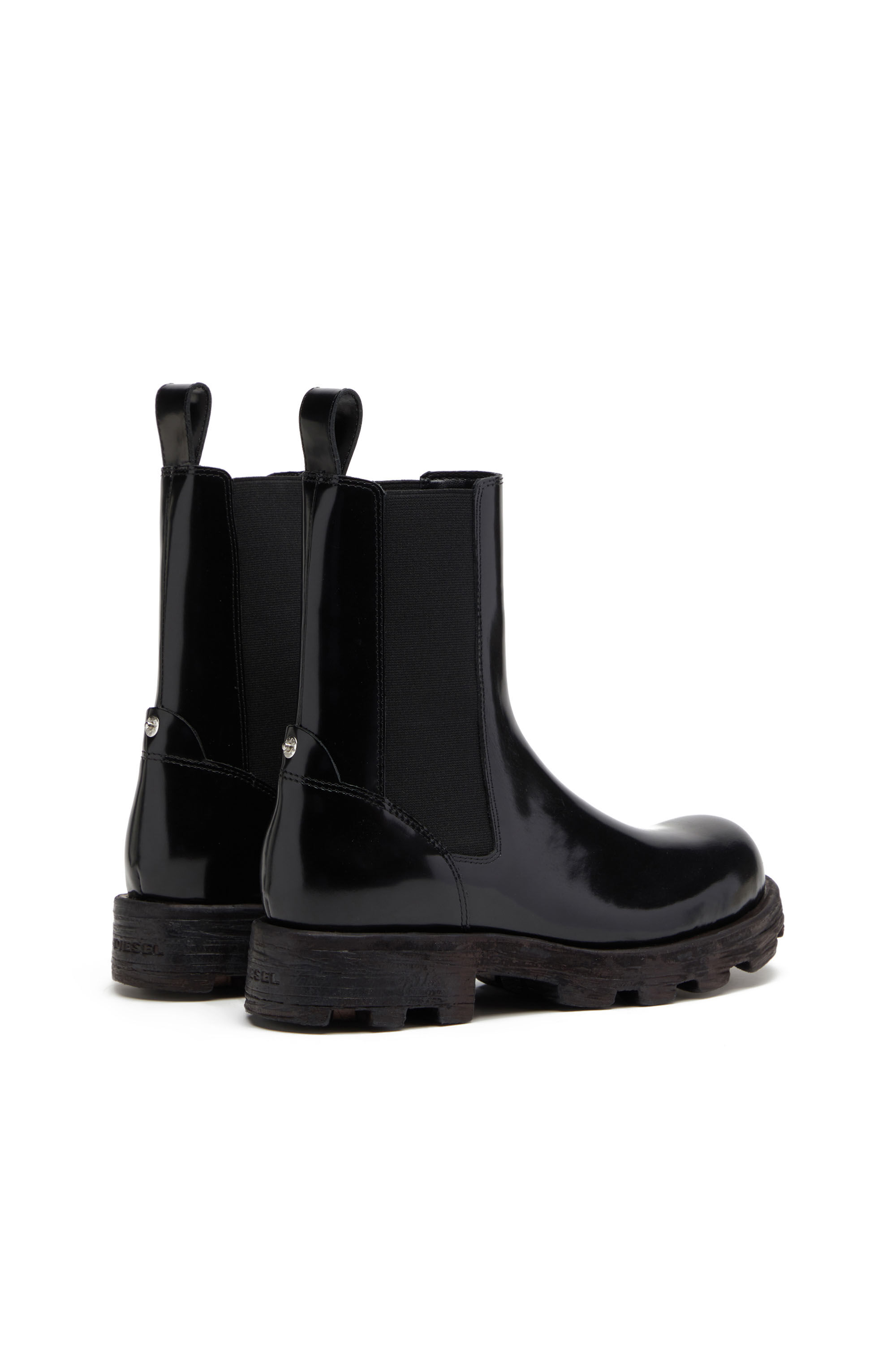 D-HAMMER CH W Woman: Oiled leather boots with lug sole | Diesel