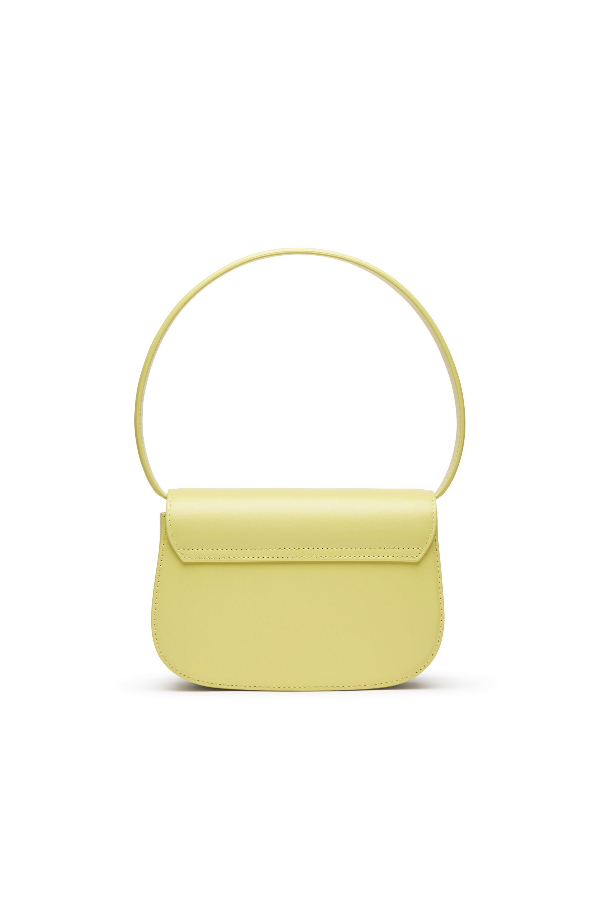Women's 1DR - Iconic shoulder bag in pastel leather | Yellow | Diesel