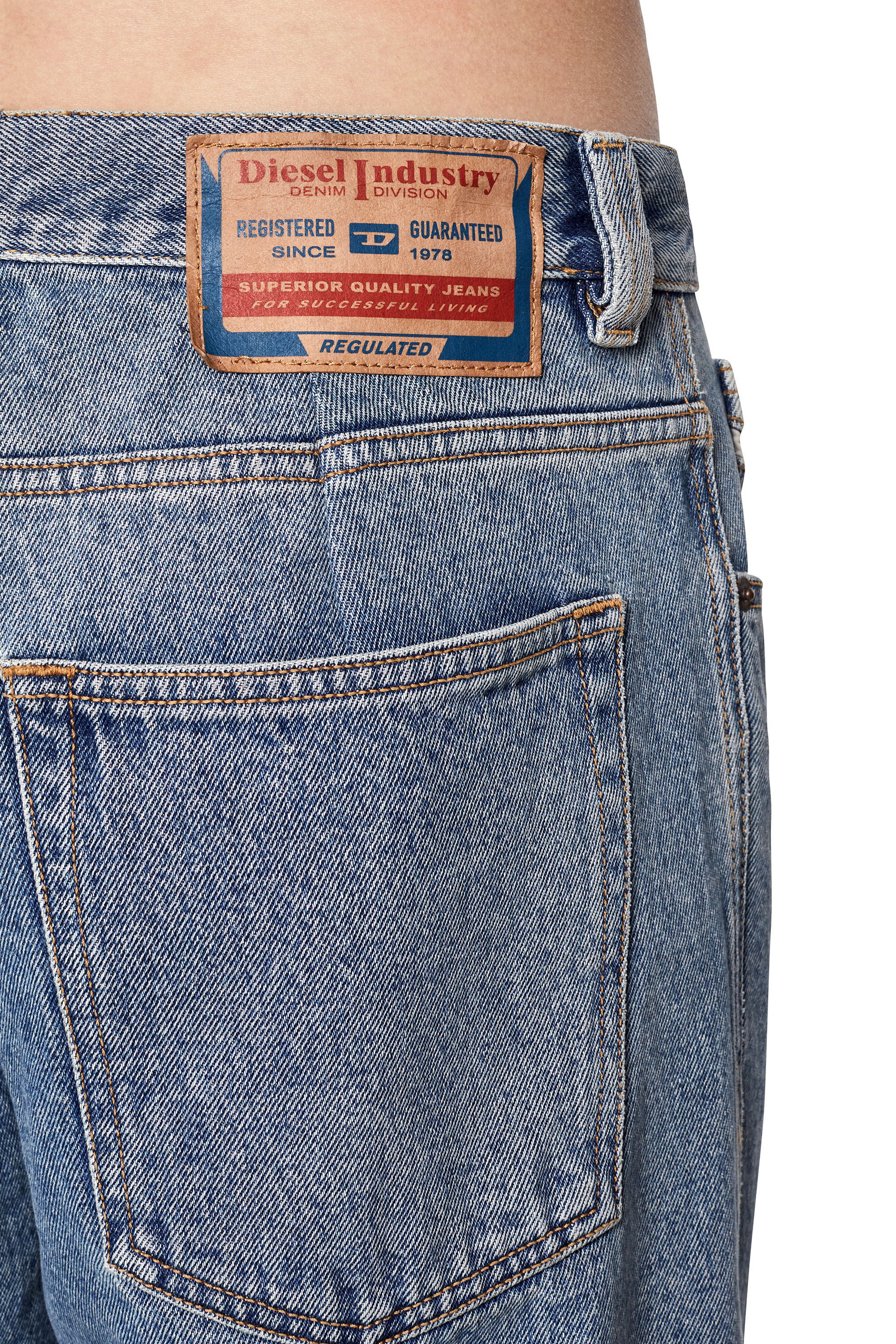 Diesel - 2010 D-Macs 007B9 Straight Jeans, Light Blue - Image 6