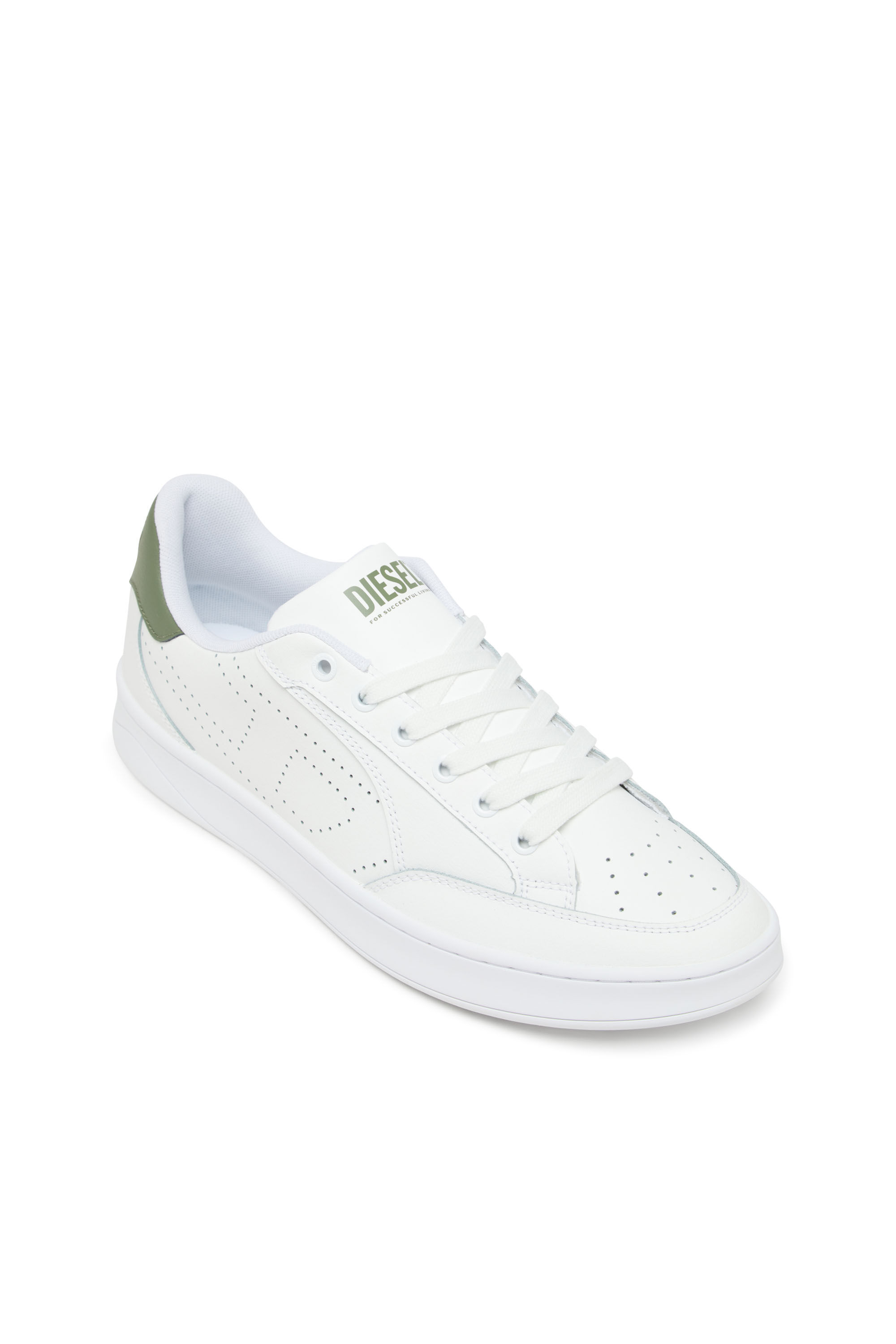 Men's S-Dakota-Leather sneakers with perforated logo