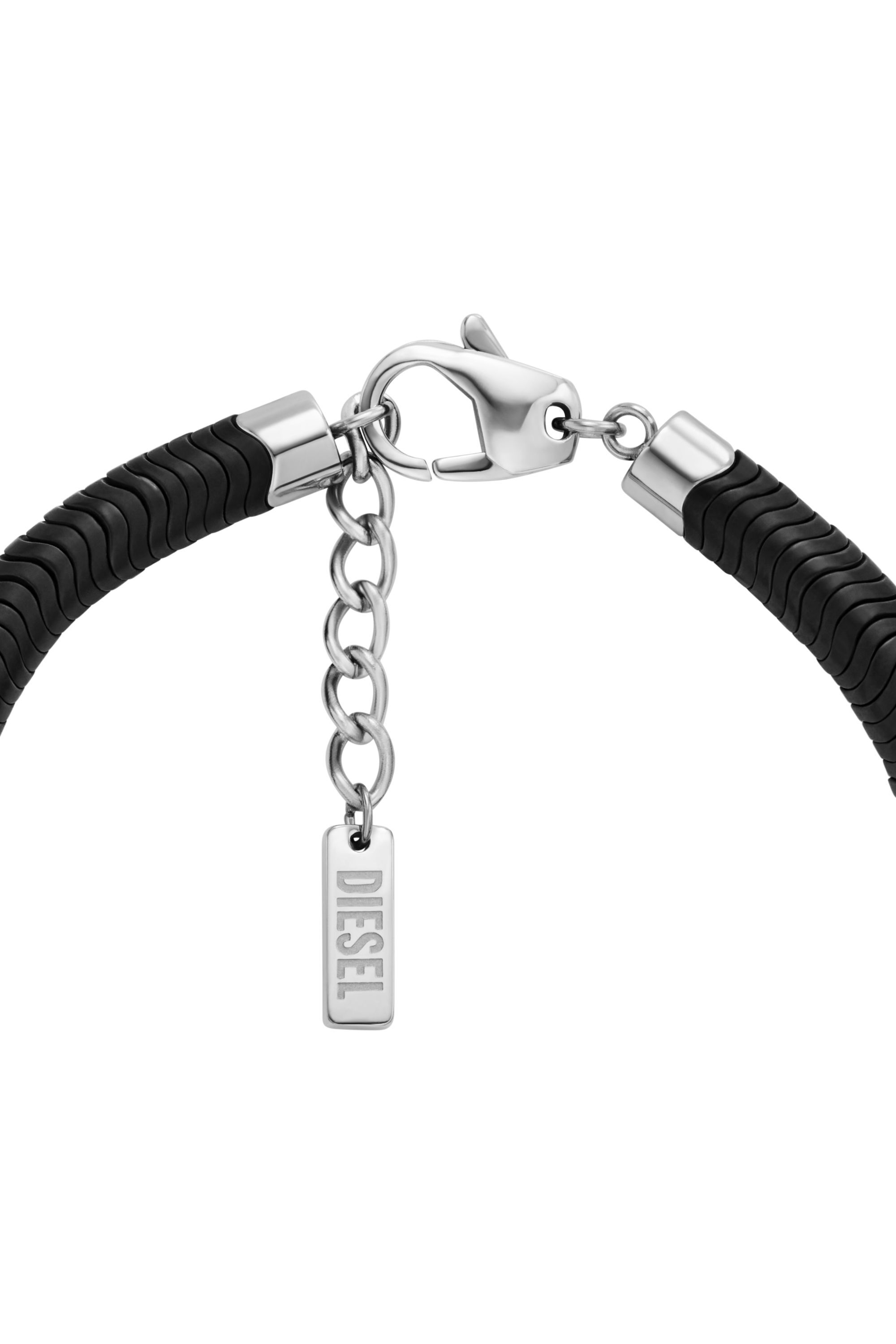 Women's Hematite Beaded Bracelet | Black | Diesel {{Country}}