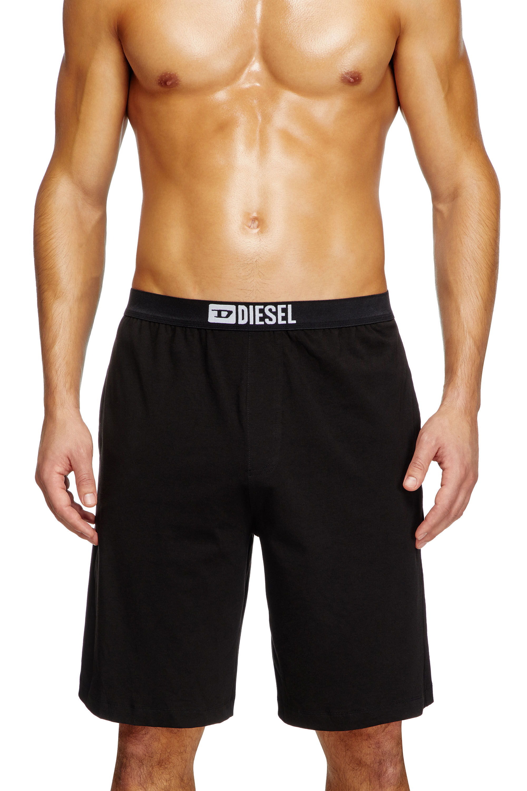 Diesel - ADAM-D-BOX, Man's Extra-long boxer shorts in Black - 3
