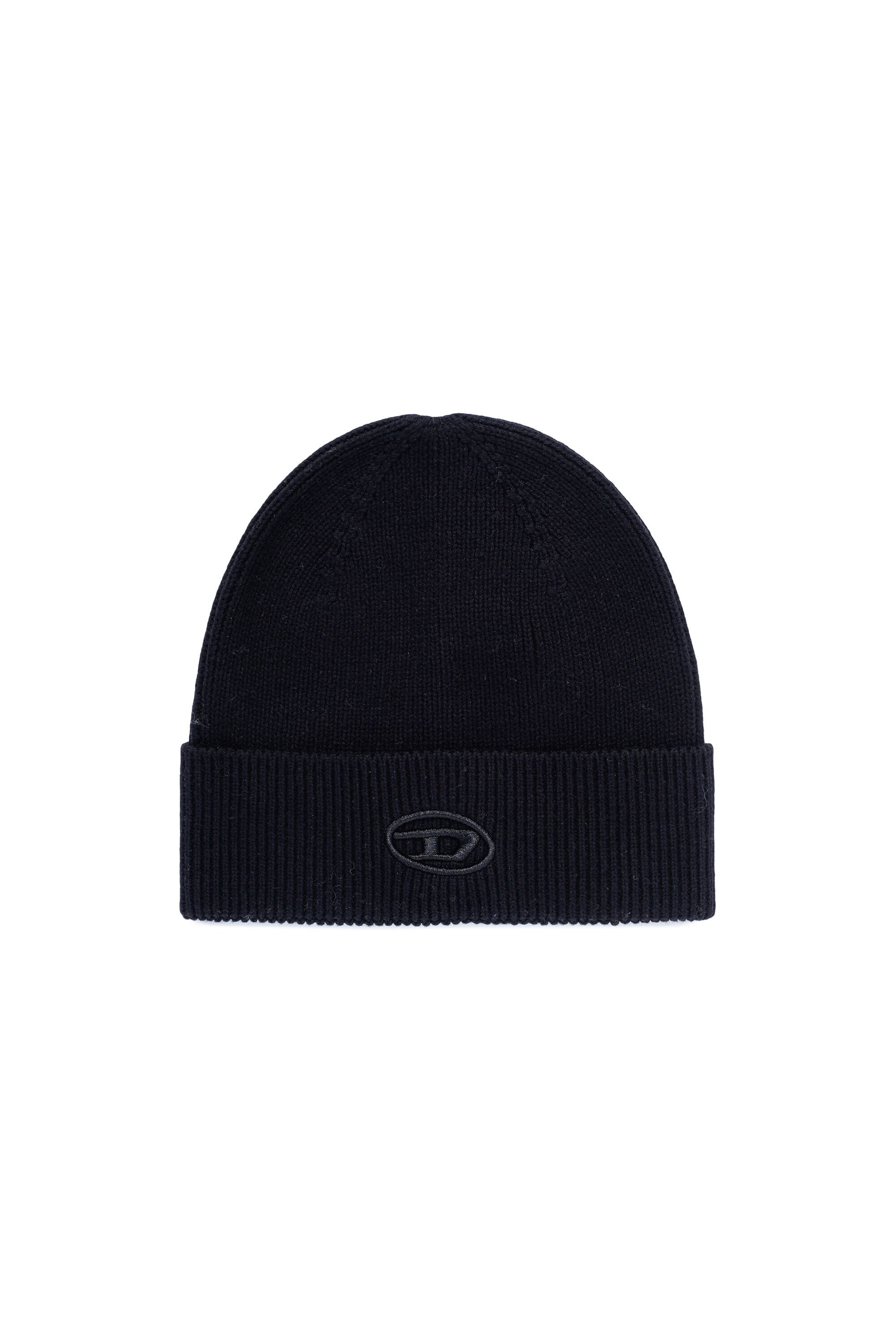 K-CODER-FULLY B: Ribbed beanie with D embroidery | Diesel