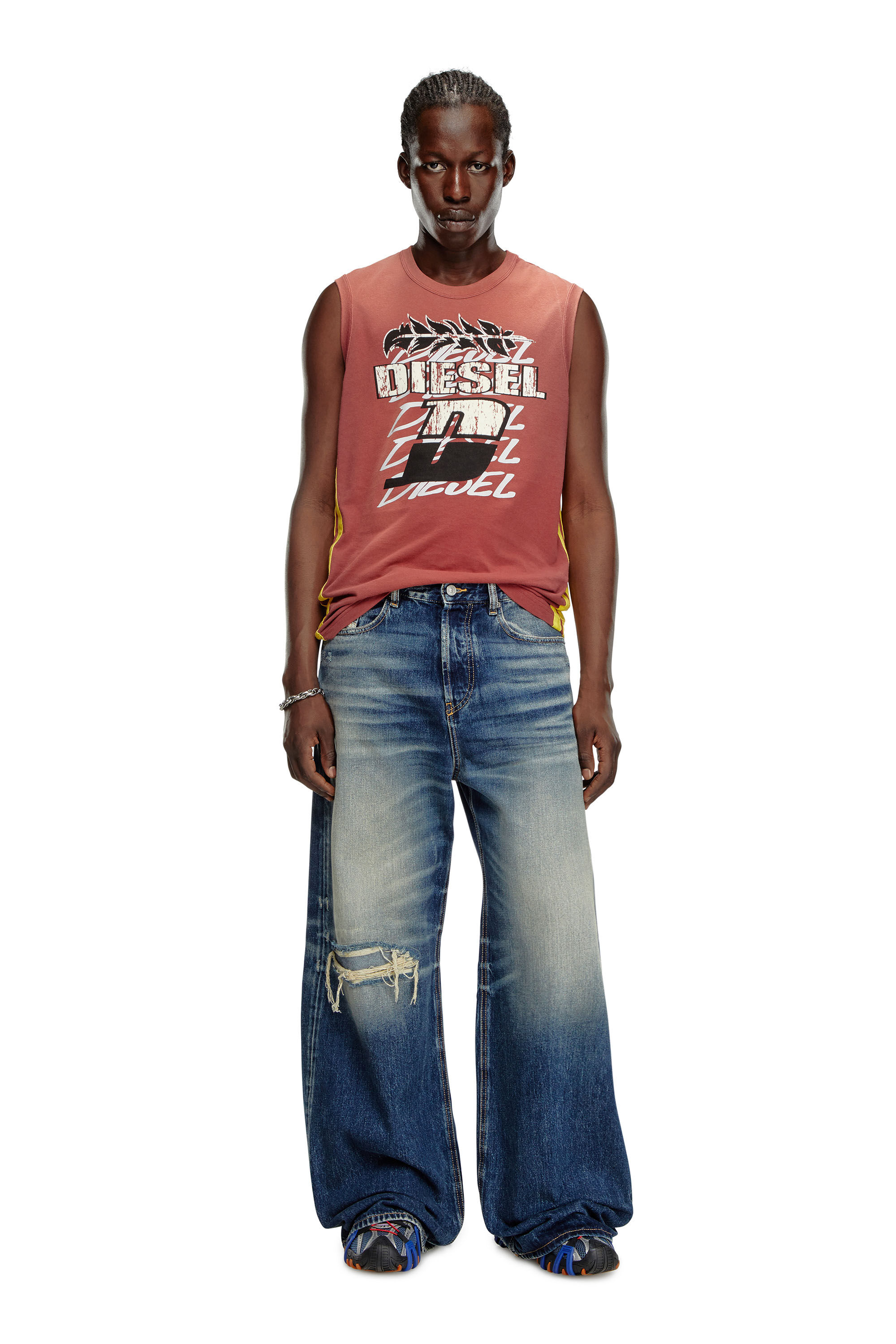 正規激安 Relaxed Men's Jeans D-Rise Diesel | Blue Dark | パンツ