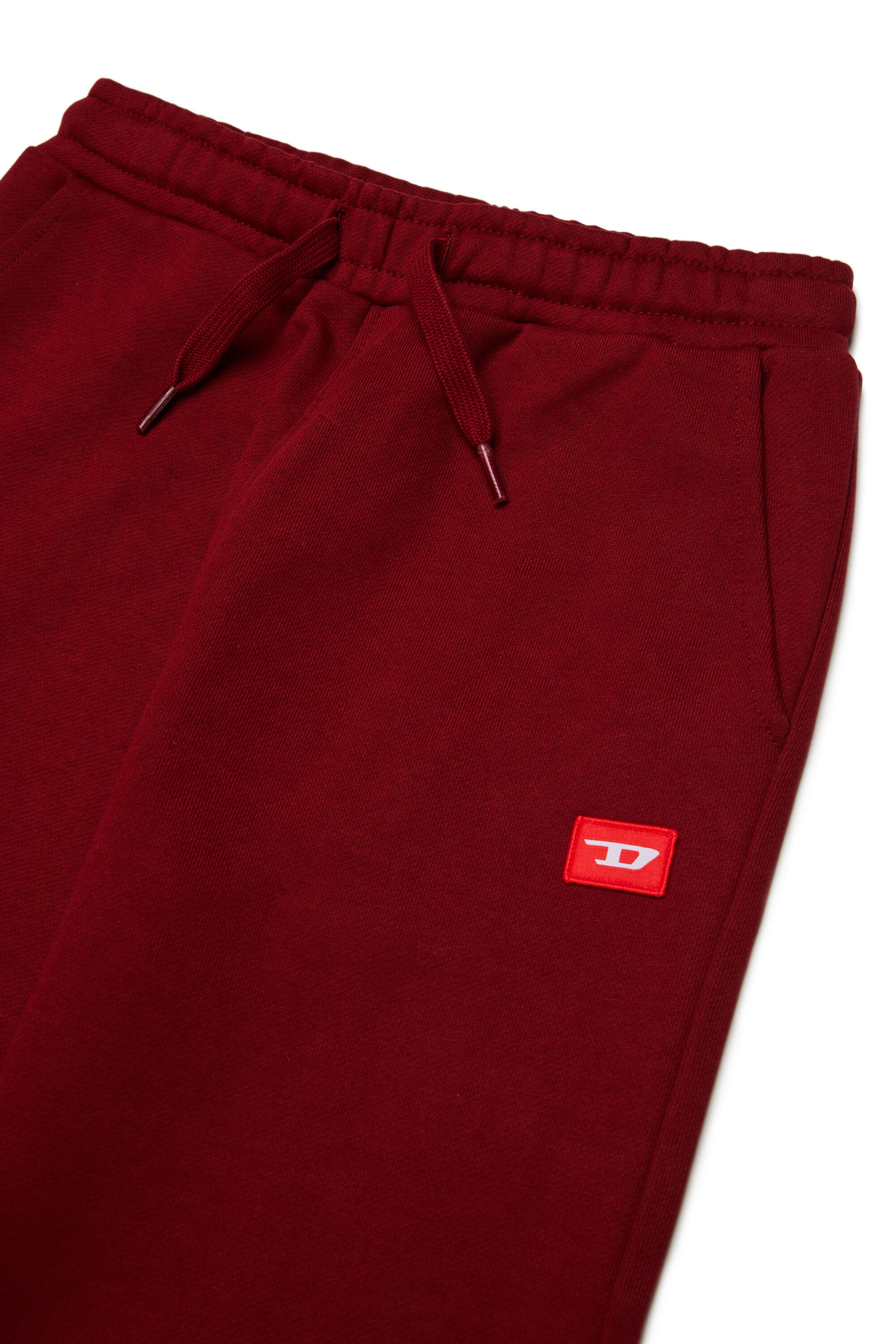 Diesel - PXGIN, Unisex's Cotton pants with side pockets in Red - 3