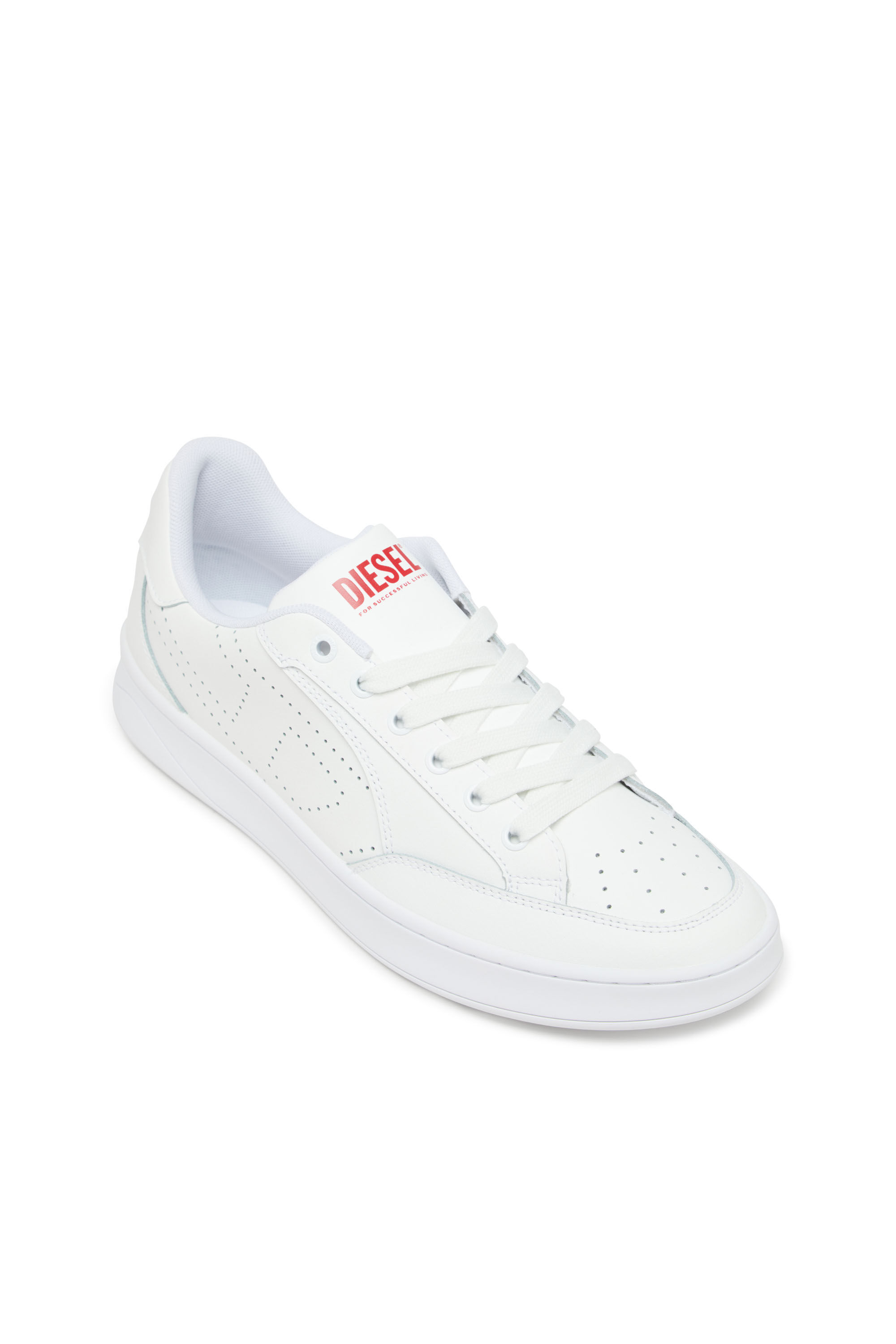 Diesel white leather sneakers 2025