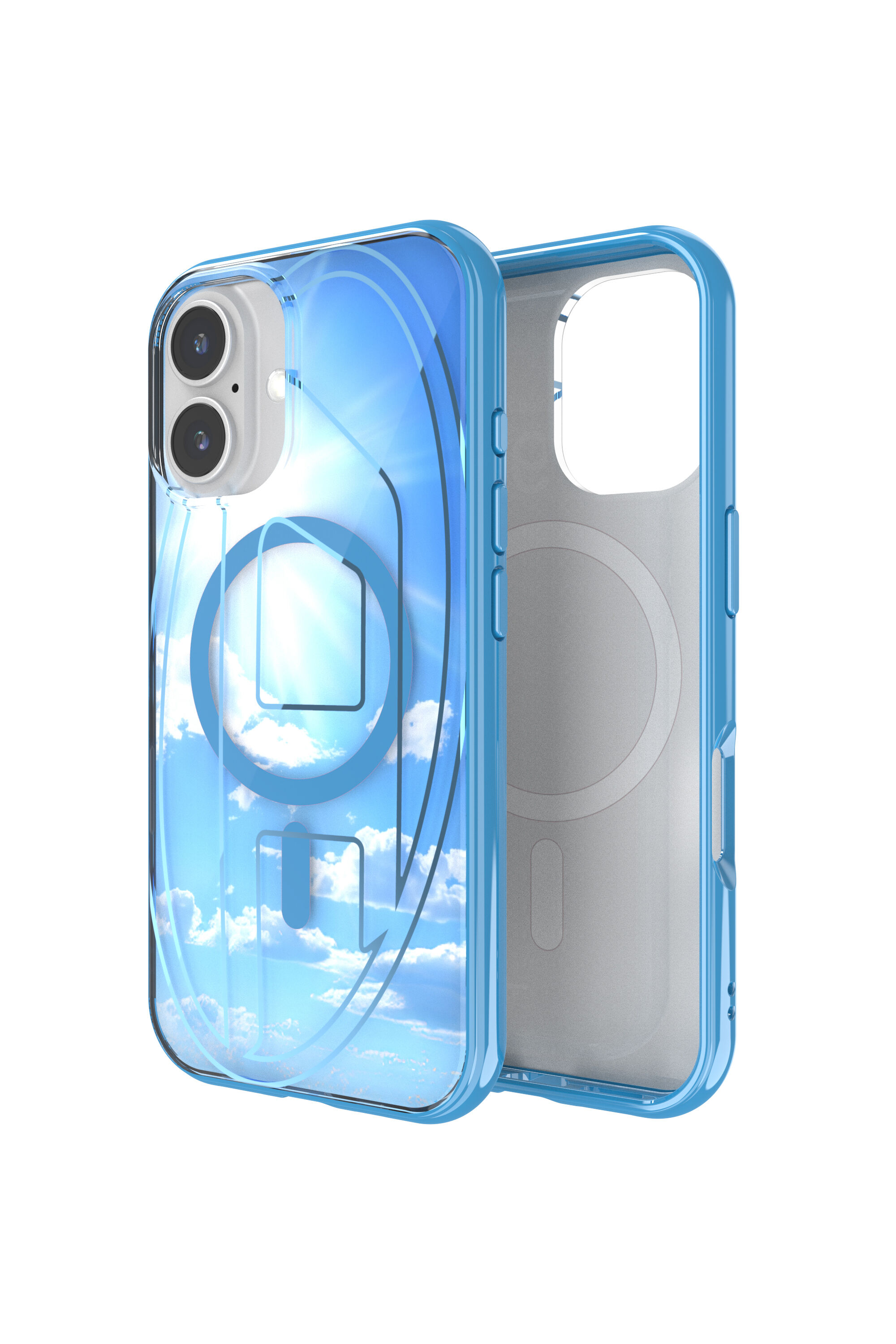 Women's Oval D Case with Magsafe iPhone 16 | Blue | Diesel