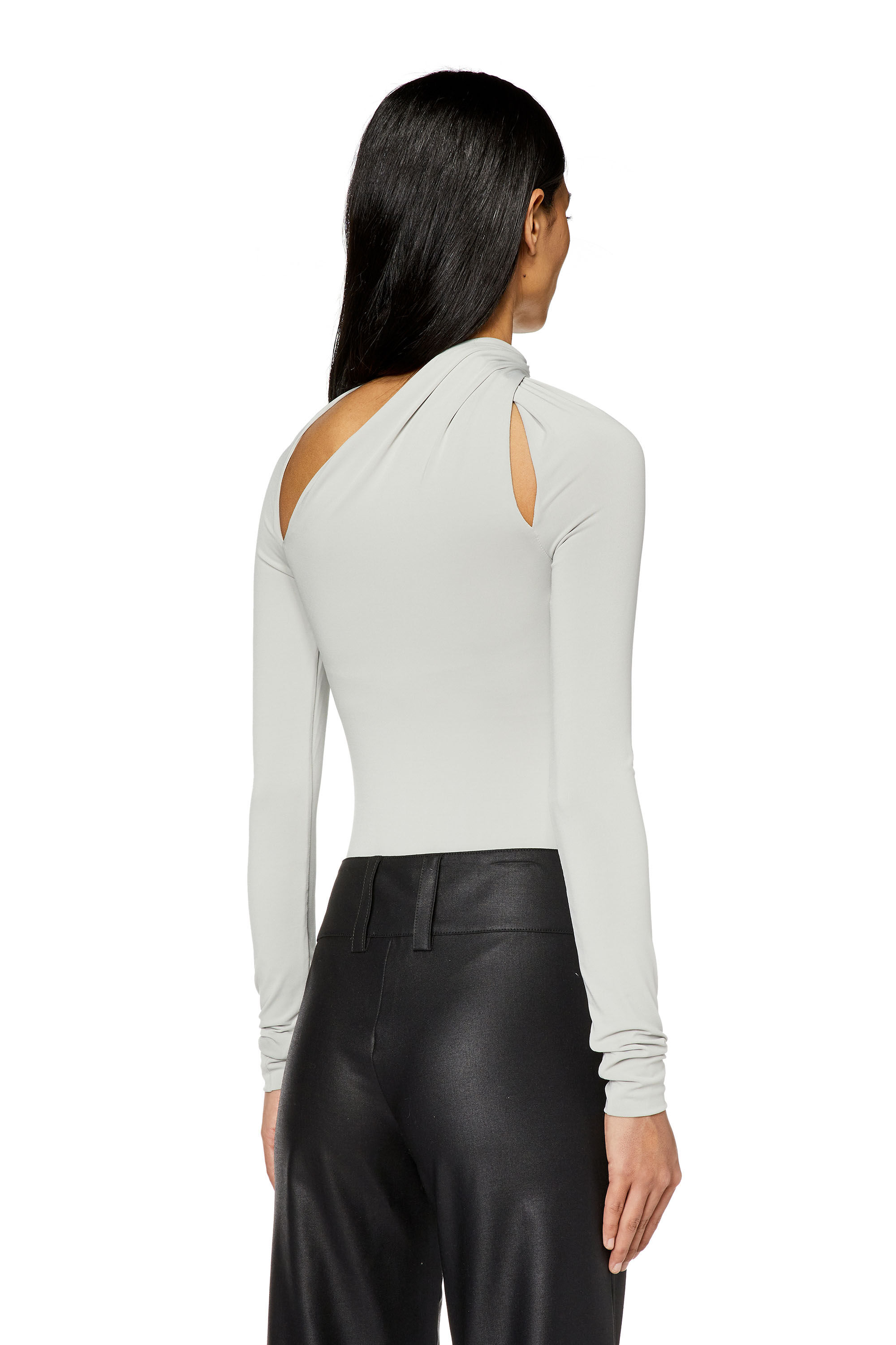 Women's Cut-out bodysuit with choker necklace | Black | Diesel Women's Cut-out bodysuit with choker necklace | Black | Diesel