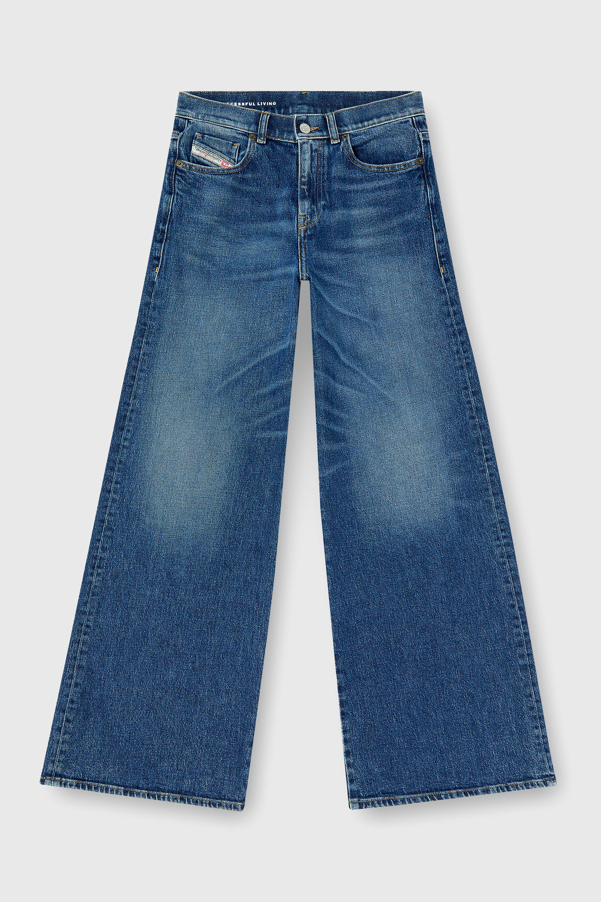 パンツ archive grunge diesel flare denim pants Women's Flare Jeans | Regular Waist 1978 D-Akemi | Medium blue