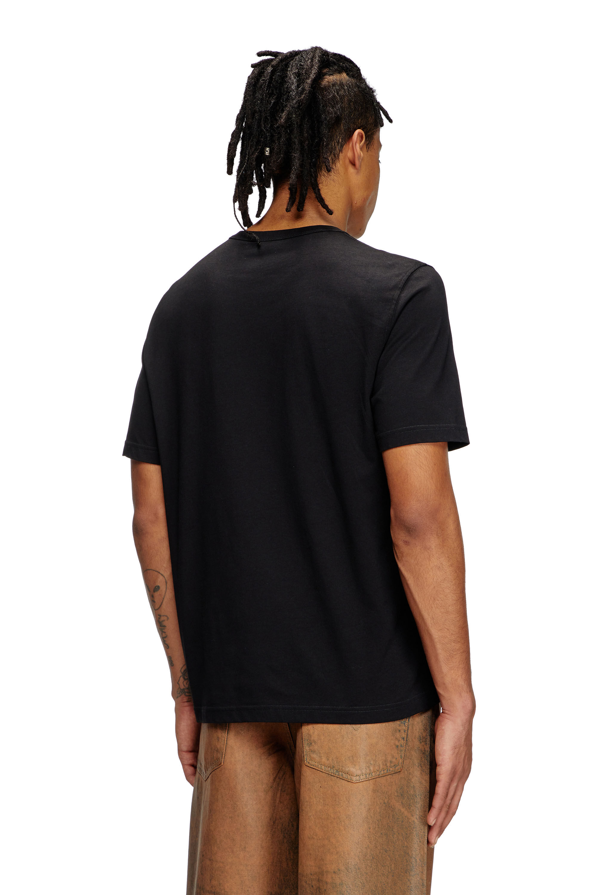 Men's T-shirt with Diesel Core print | Black | Diesel