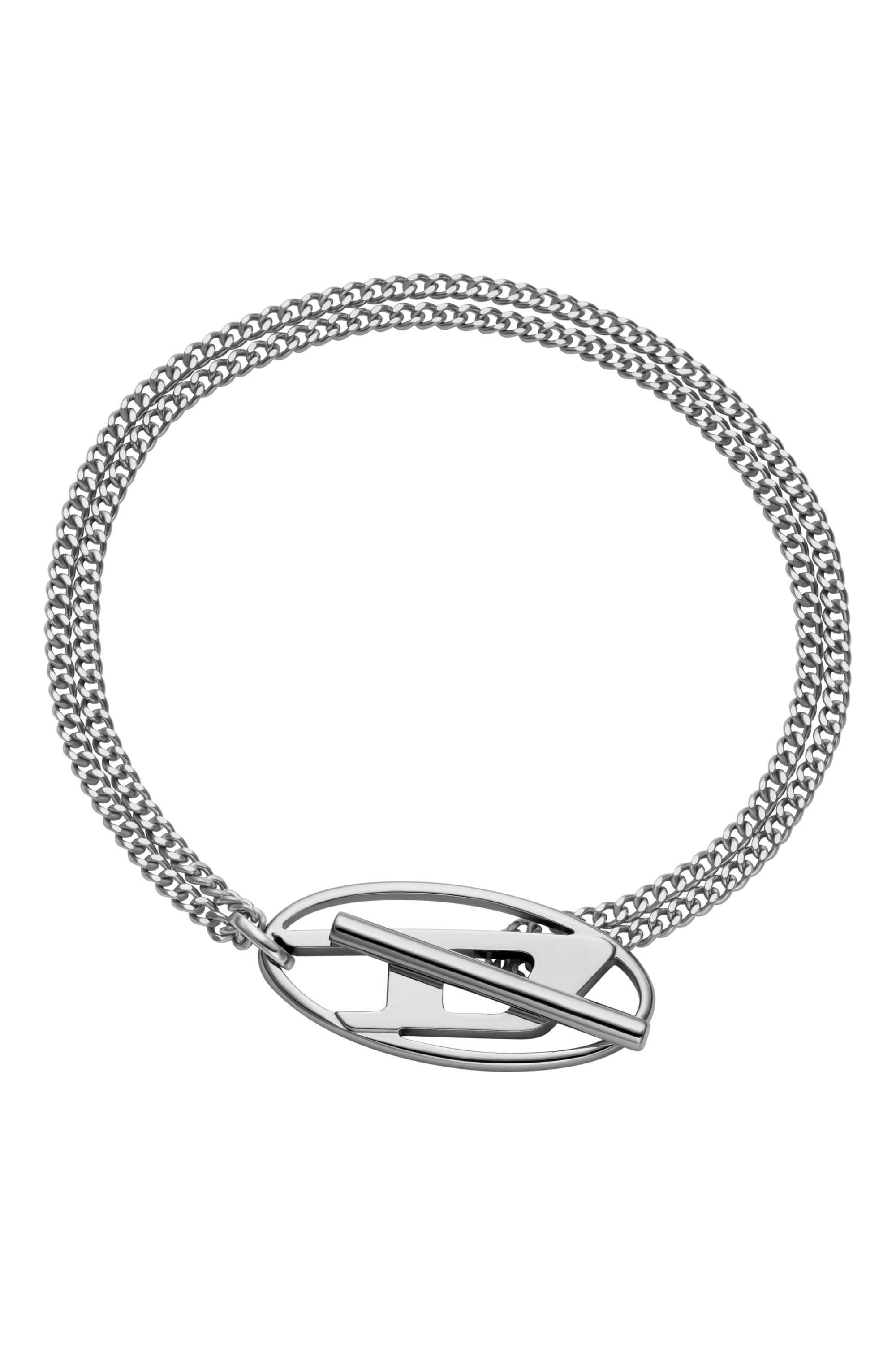 Women's Stainless Steel Chain Bracelet | Silver | Diesel Women's Stainless Steel Chain Bracelet | Silver | Diesel
