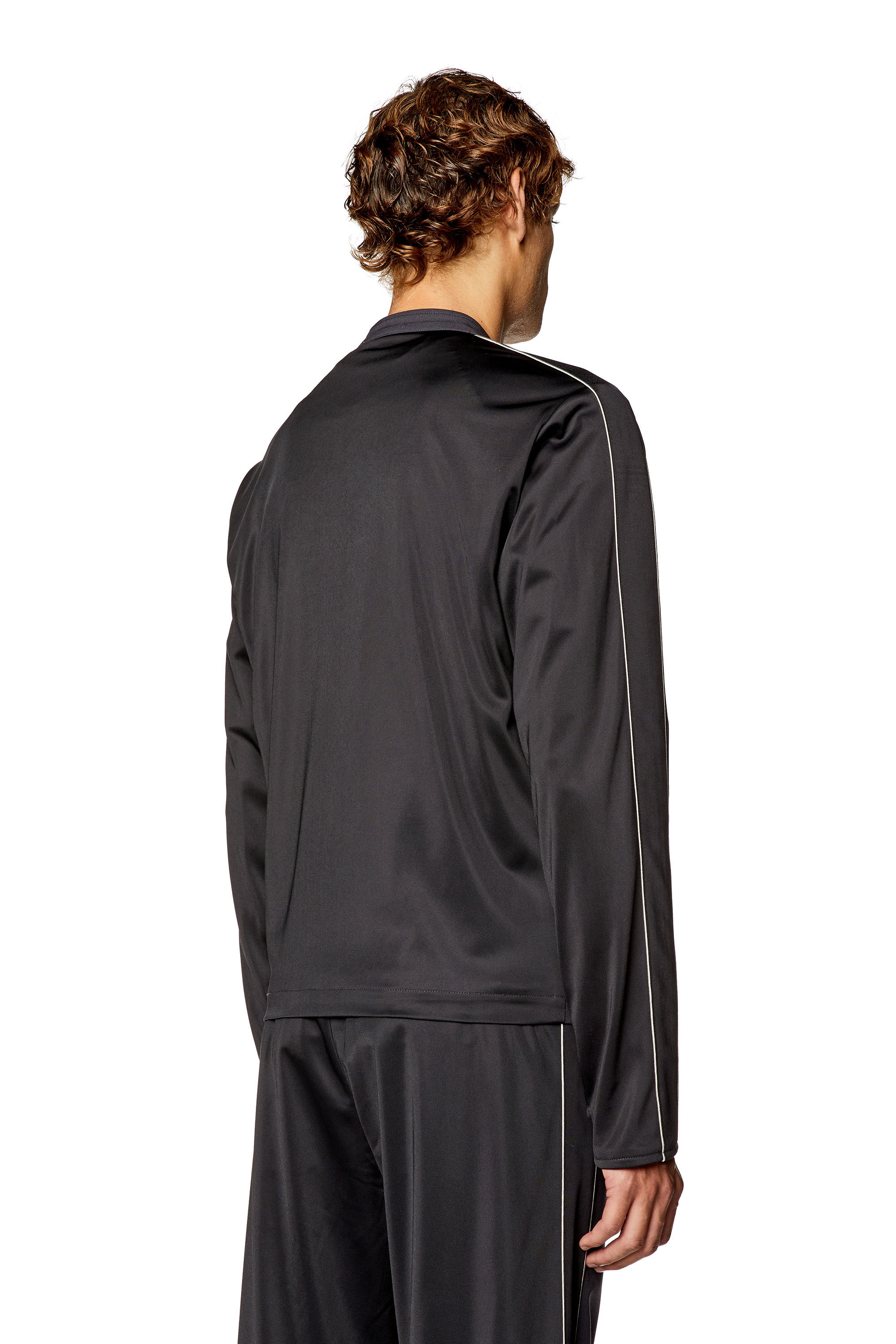 Men's Biker jacket in cool wool and tech jersey | J-DEVLIN Diesel