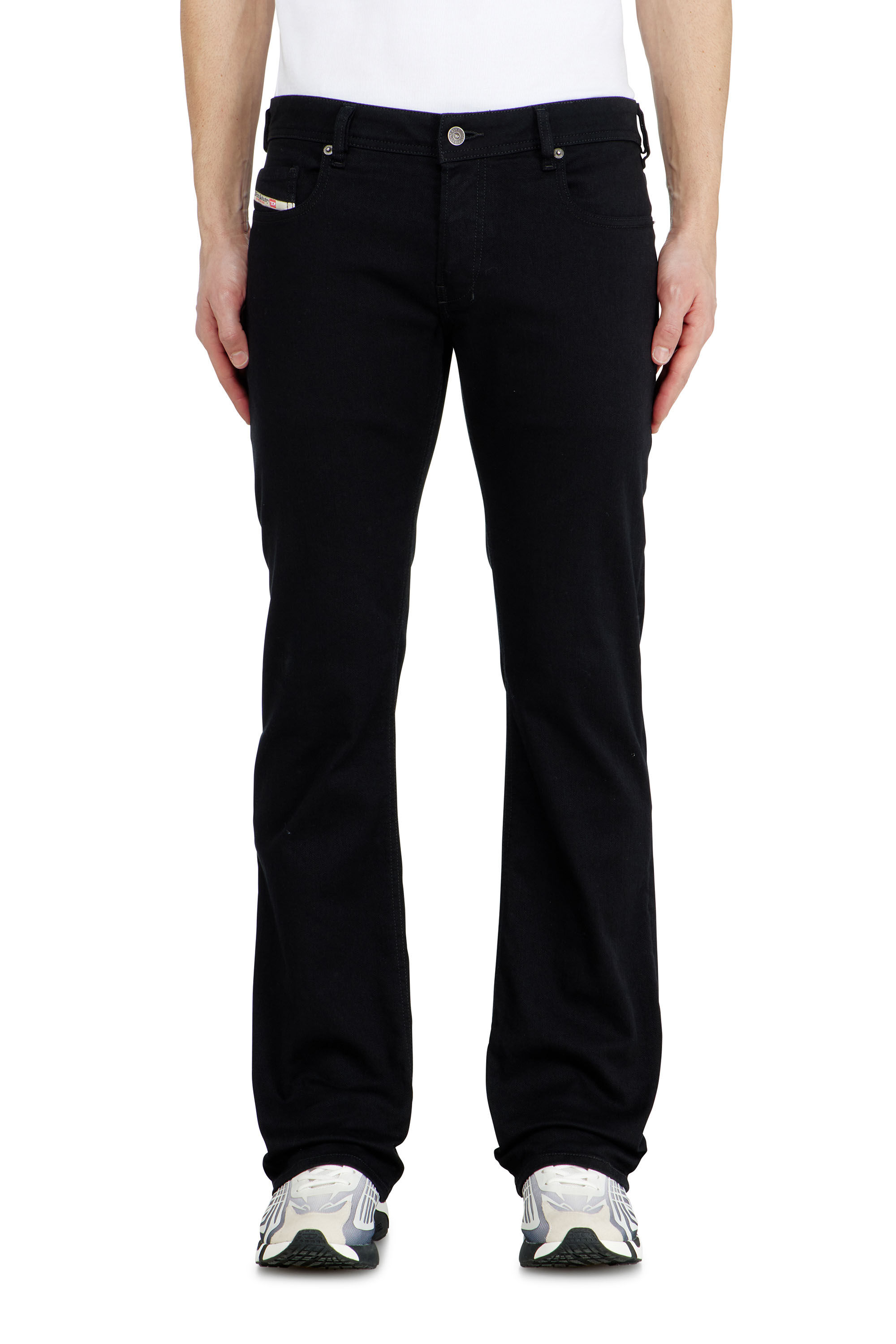 Men's Bootcut Jeans | Black/Dark grey | Diesel 2007 Zatiny