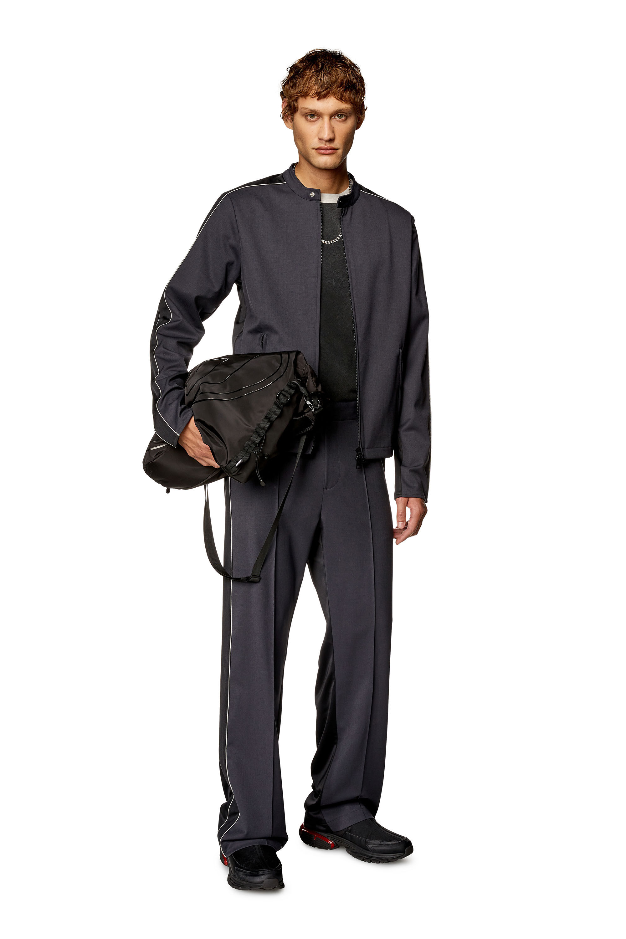 Men's Hybrid pants in cool wool and tech jersey | P-DEVLIN Diesel