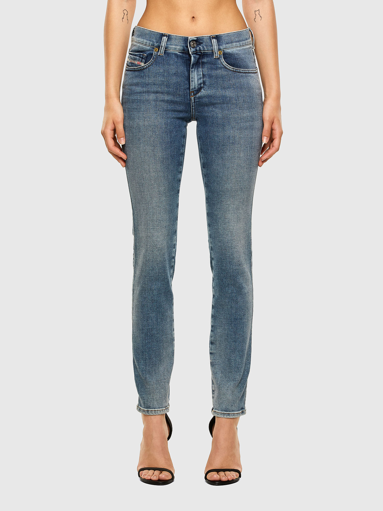 diesel sandy straight leg jeans