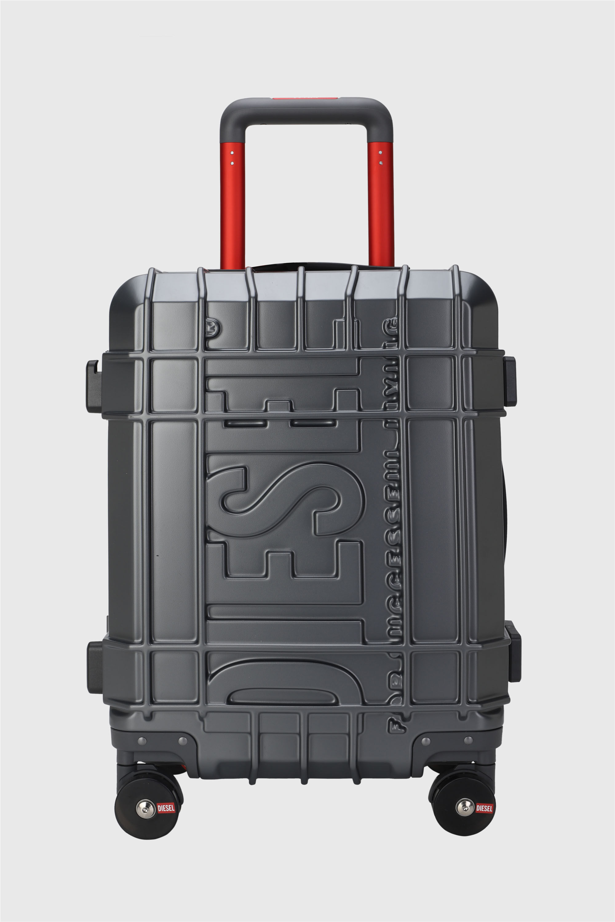 Diesel - DIESEL PC STRONG IMAGE TROLLEY- DSL003, Unisex's Rugged suitcase size S in Dark grey - 1