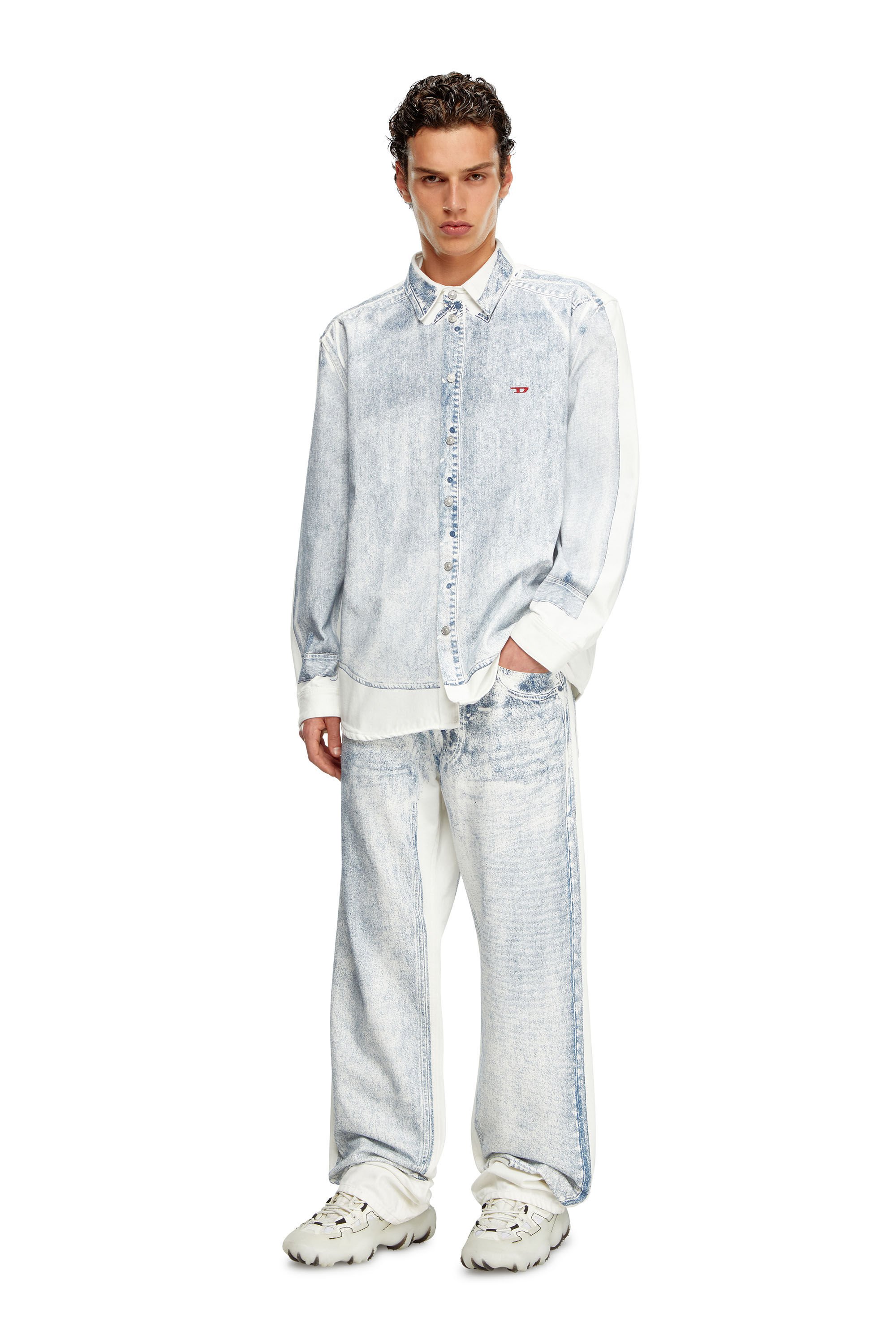 Diesel - D-SIMPLY-OVER-S, Blue/White - Image 1