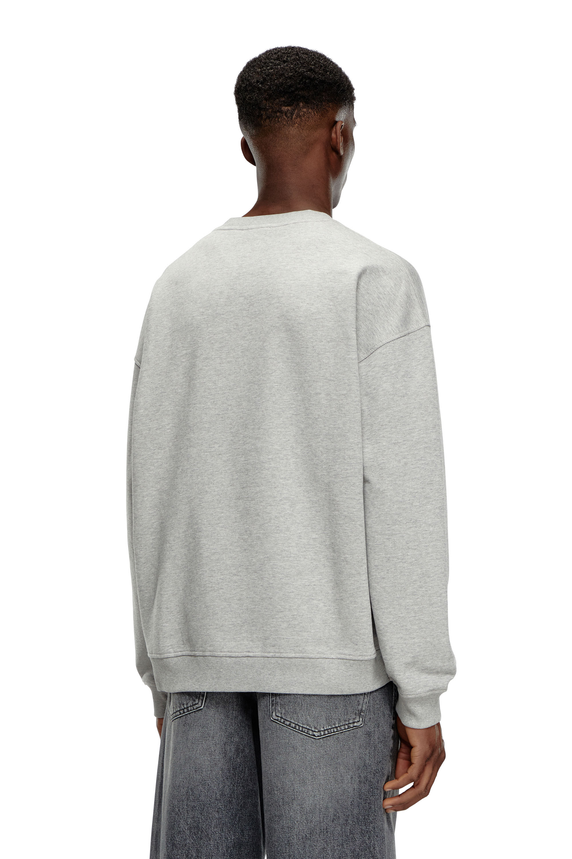 Men's Sweatshirt with Denim Division logo | Grey | Diesel