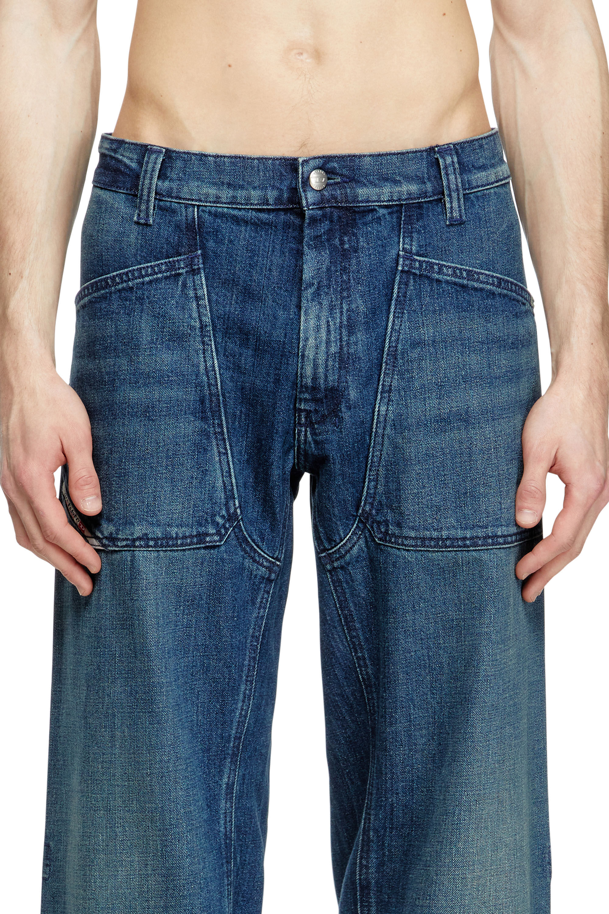 美品【DIESEL】Relaxed Jeans /デニム/パンツ/ Men's Relaxed Jeans | Dark Blue | Diesel D-Zeta