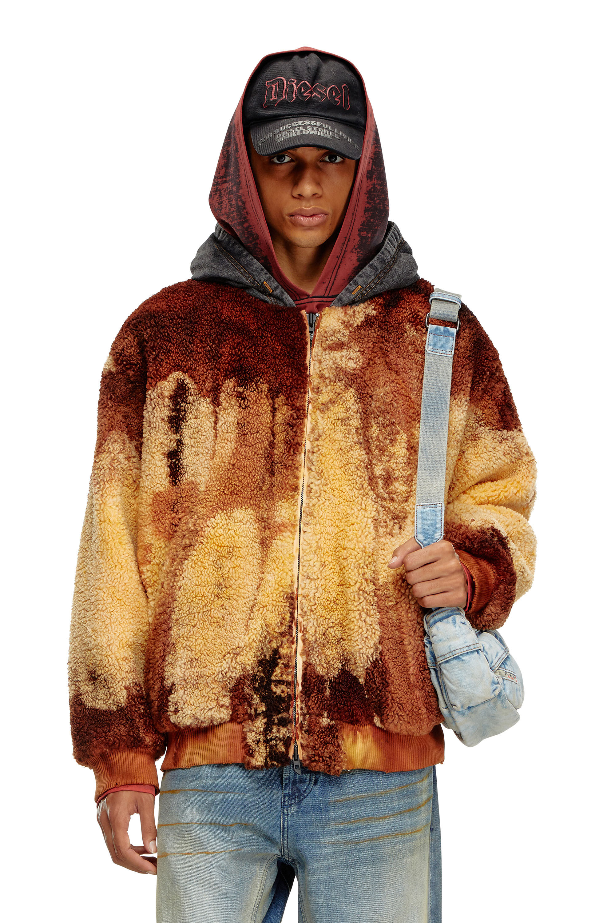 Teddy jacket hood discount