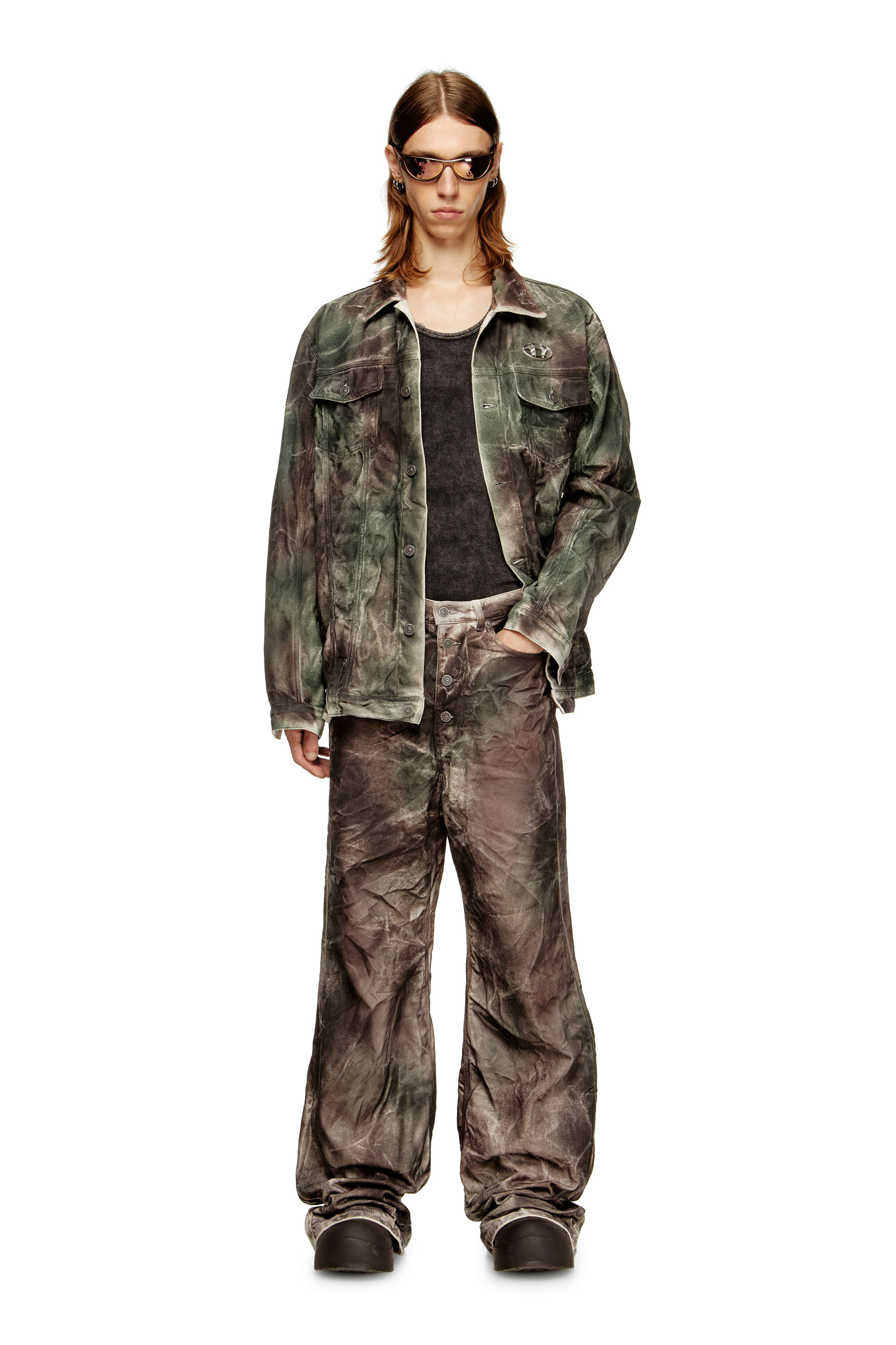 P-THUG-PANT, Brown/Green