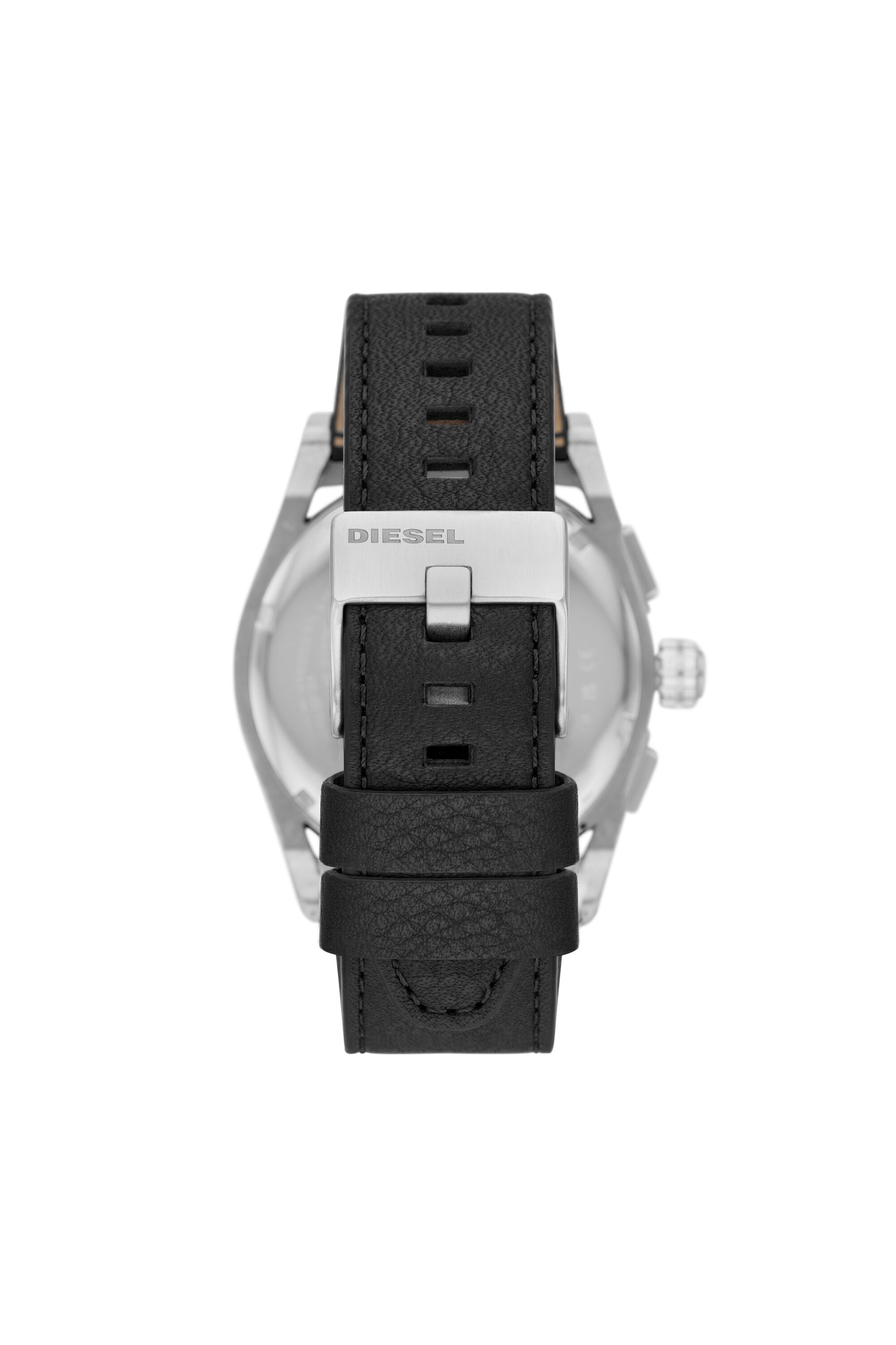 Men's Timeframe chronograph black Leather watch | DZ4591 Diesel