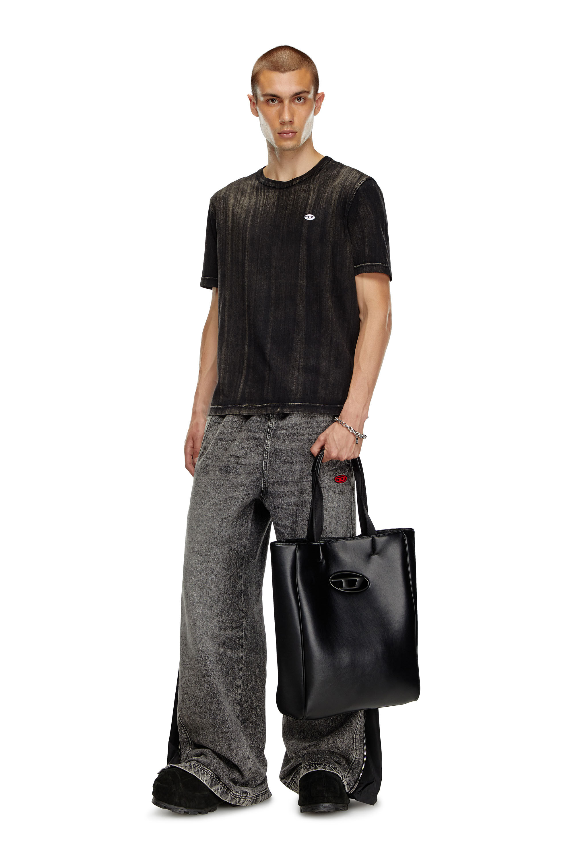 Women's Holi-D-Shopper in bonded neoprene | Black | Diesel