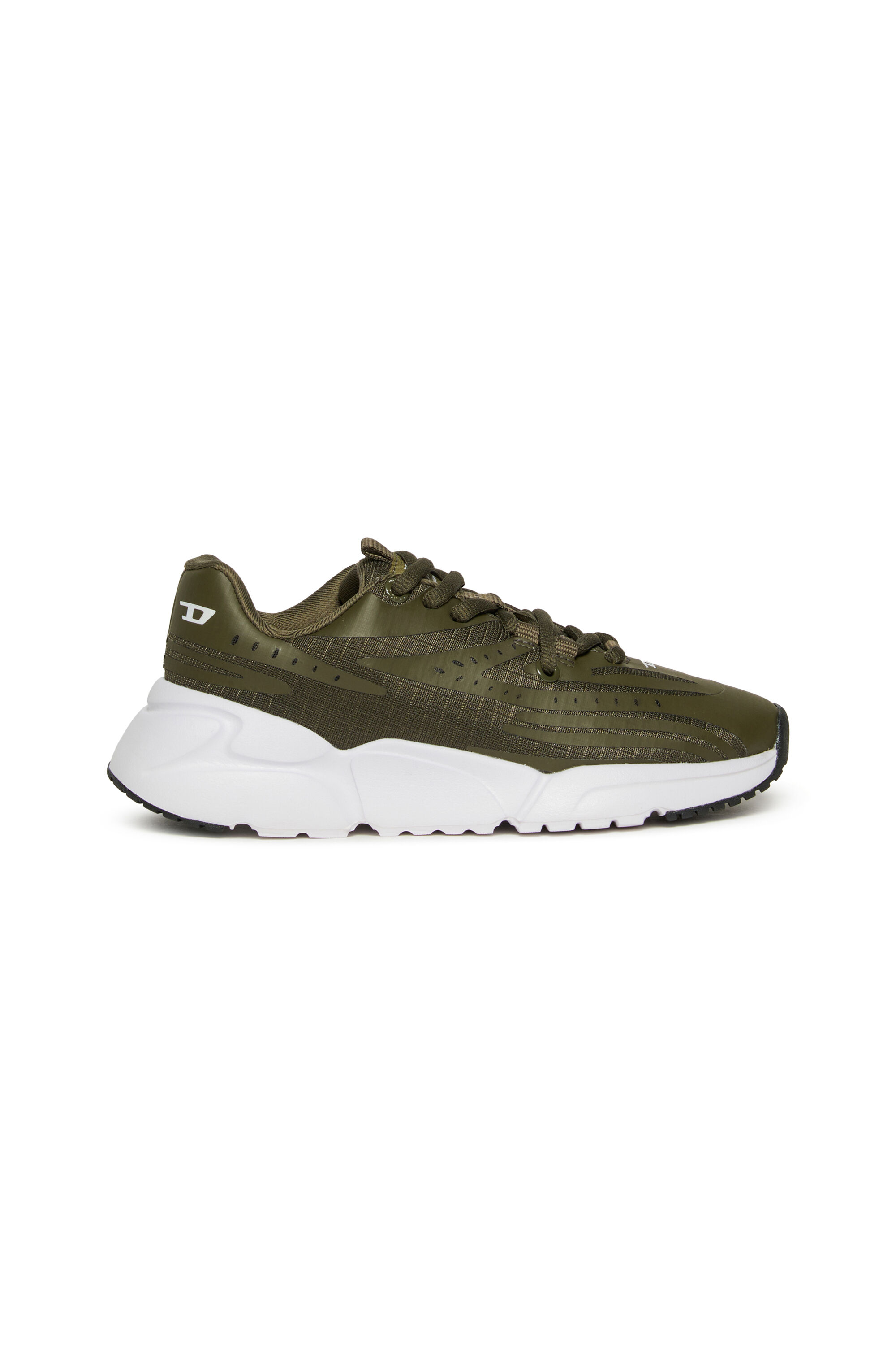 Diesel - S-MILLENIUM SPEED LC, Unisex's Sneakers in coated ripstop in Military Green - 1