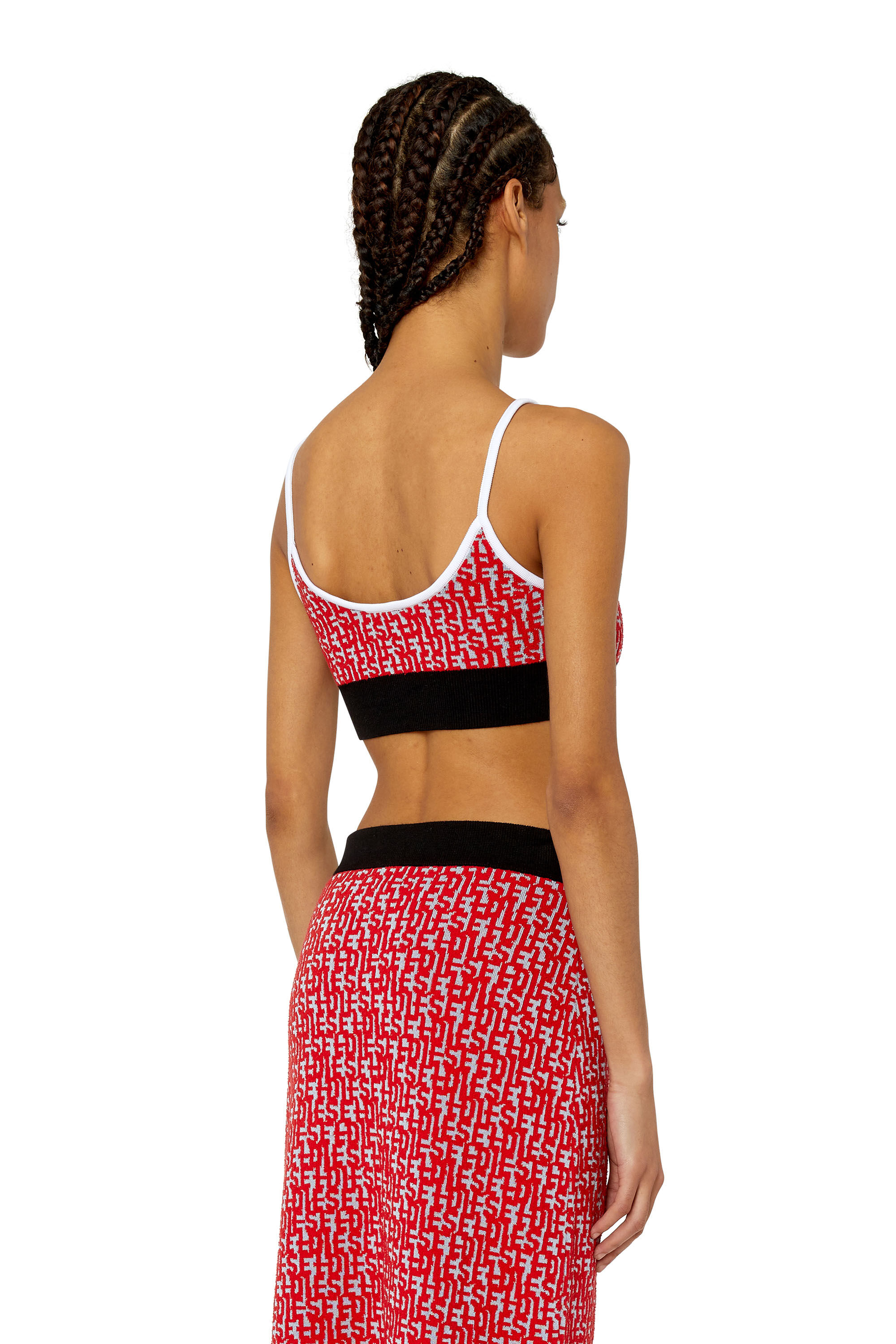 Diesel - M-ATHILDE-TOP, Black/Red - Image 4