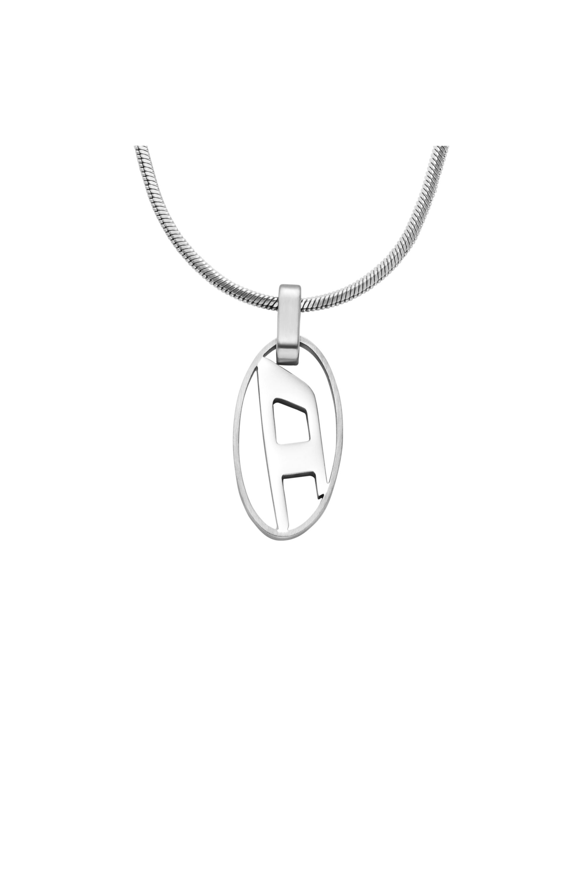 DX1342: Stainless steel pendant necklace | Diesel