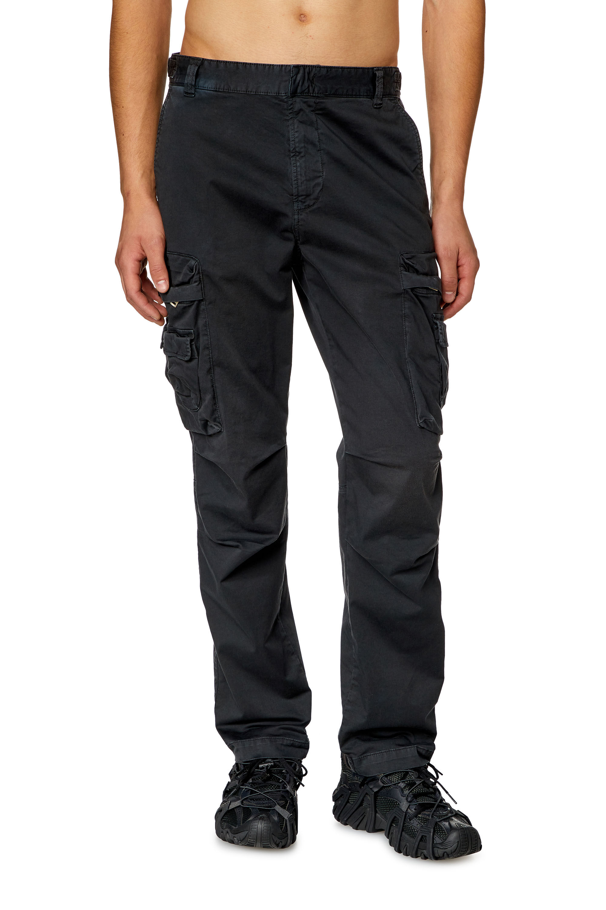 k*n様 comoli fade black wide cargo pants k*n様 comoli fade black wide cargo pants