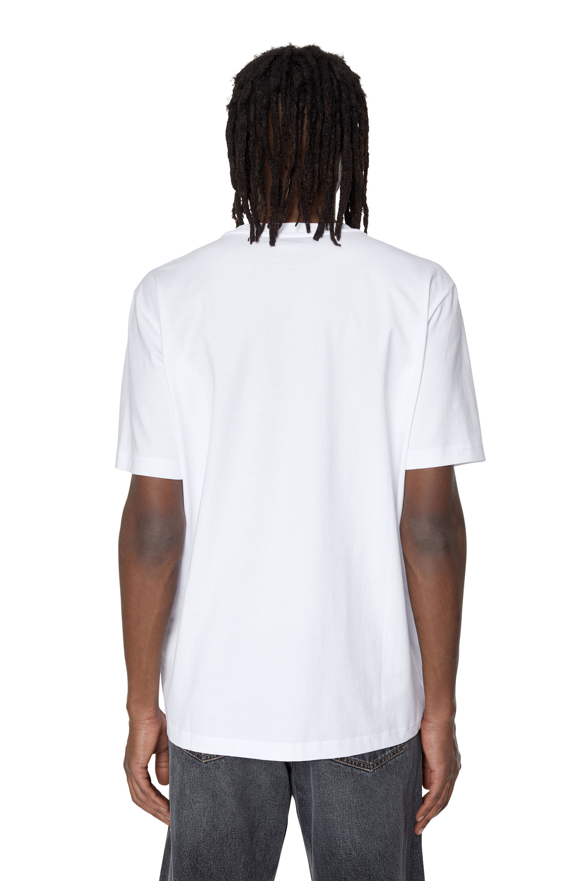 T-JUST-MICRODIV Man: T-shirt with micro-embroidered logo | Diesel