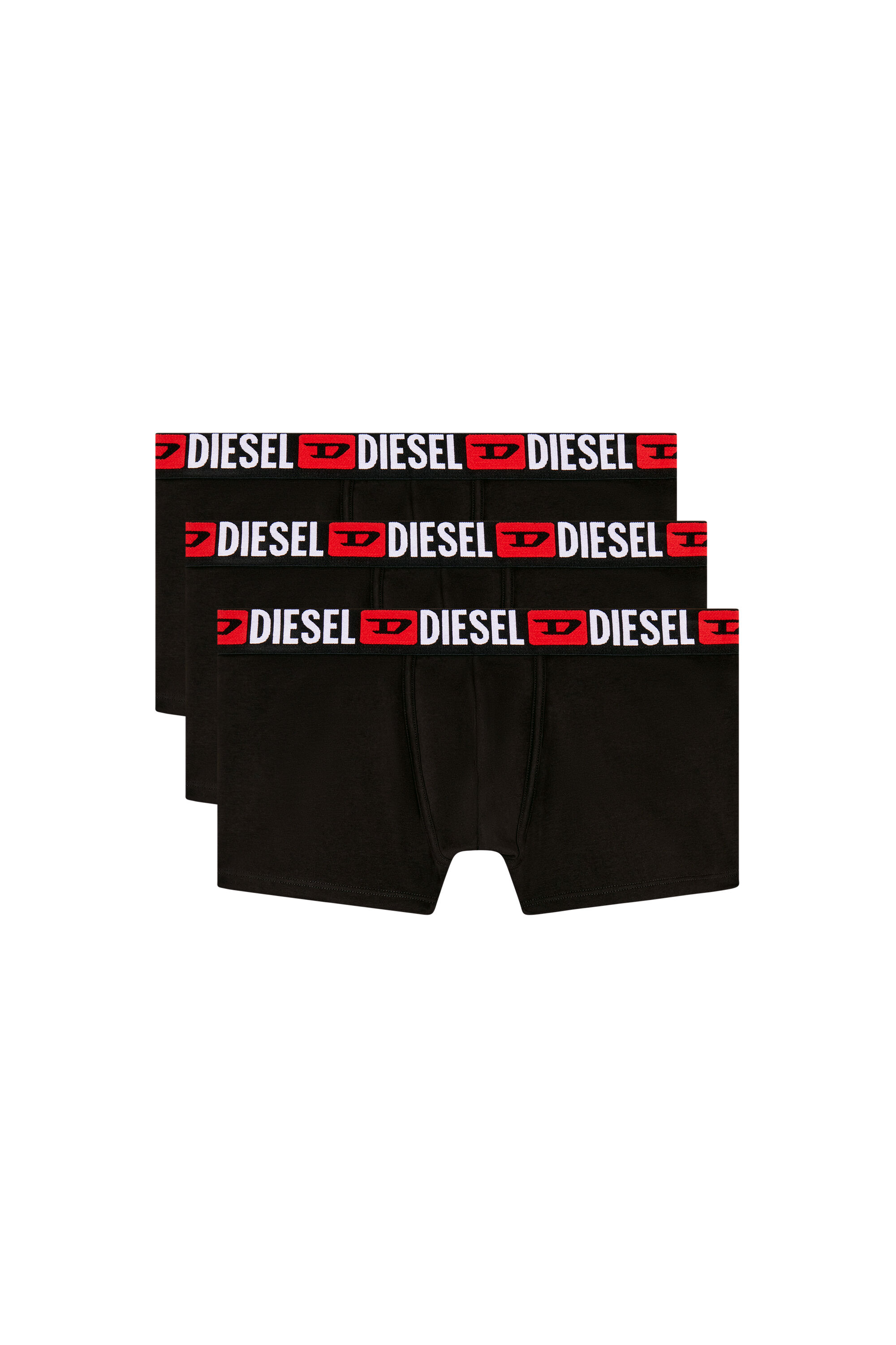 Men: Three-pack of all-over logo waist boxers | Diesel