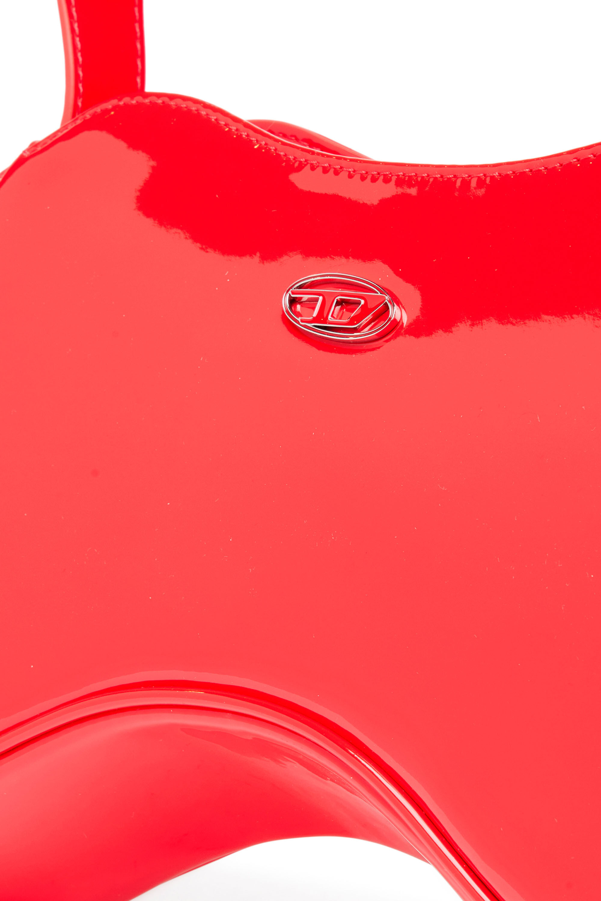 Diesel - PLAY SHOULDER, Woman's Play-Glossy shoulder bag in Red - 2