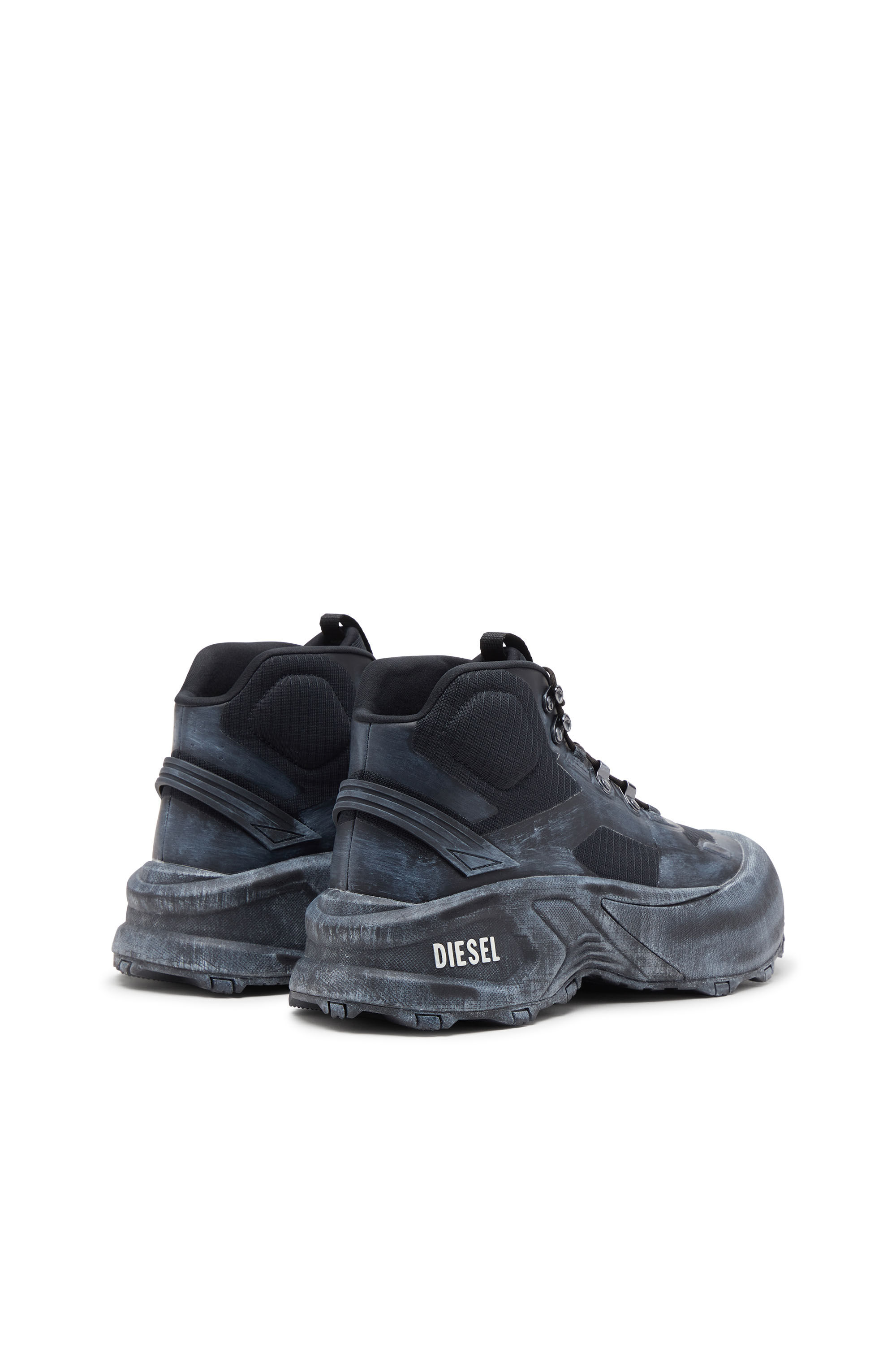 Men's D-Cage Hiking - Sneaker chuncky high-top | Black | Diesel