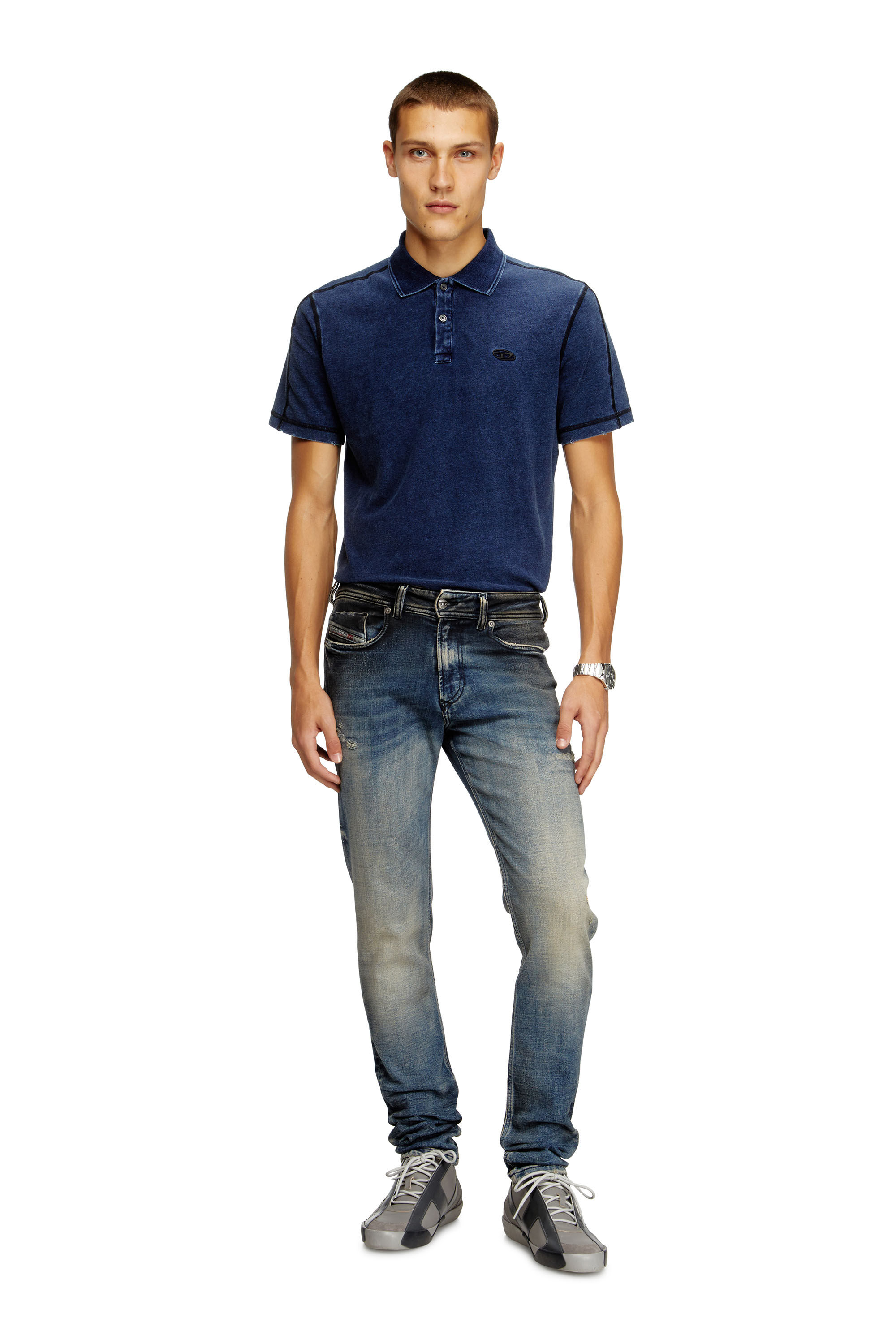 Men's Skinny Jeans | Medium blue | Diesel 1979 Sleenker