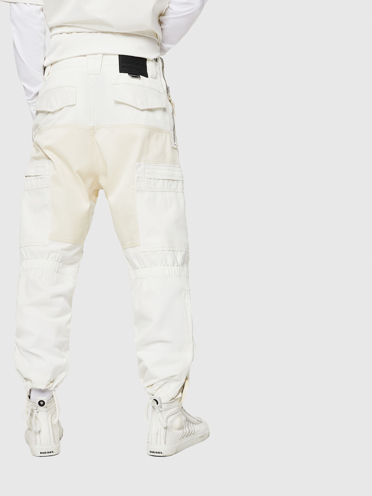 diesel white pants