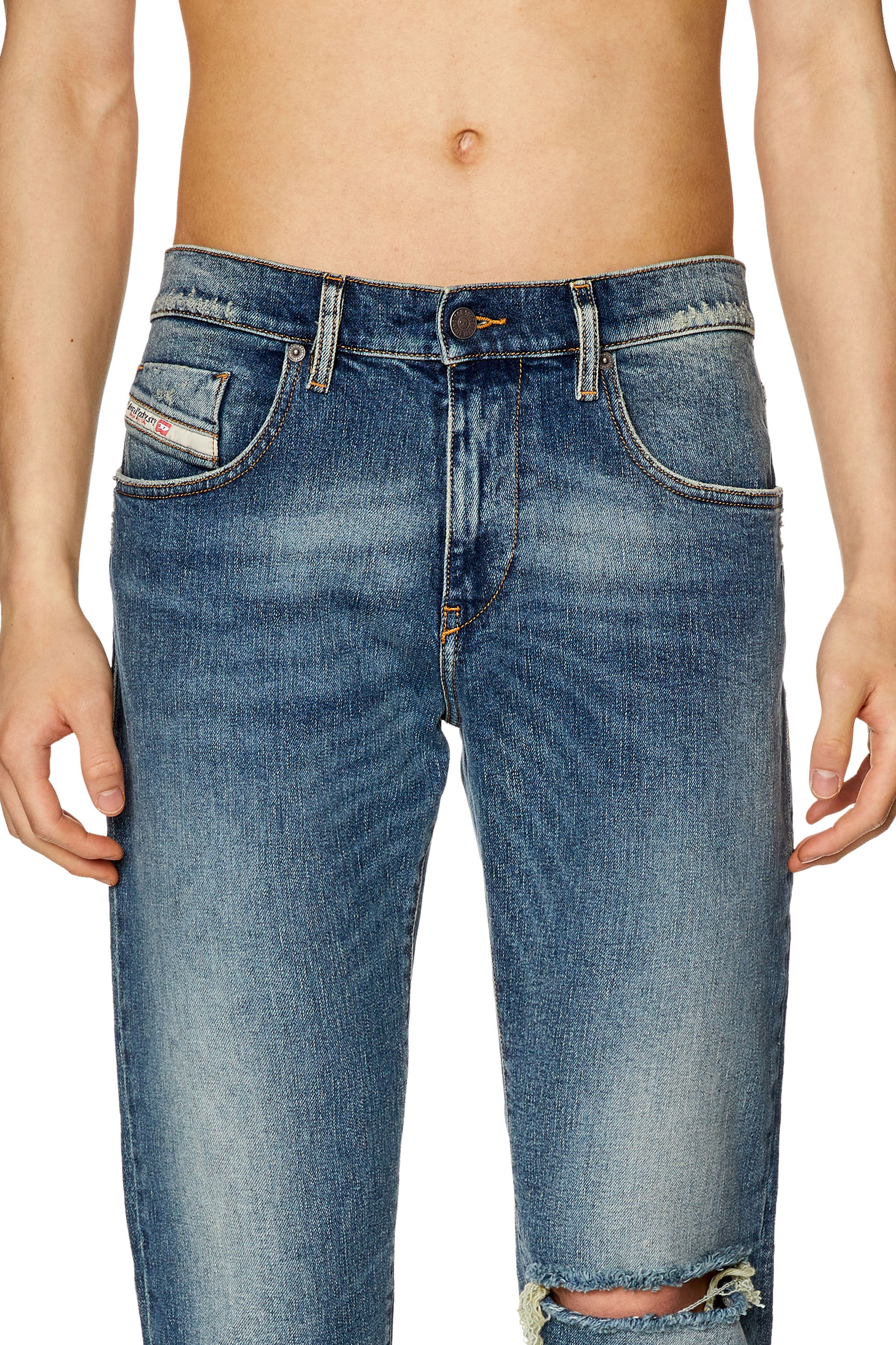Men s Slim Jeans Medium blue Diesel 2019 D Strukt