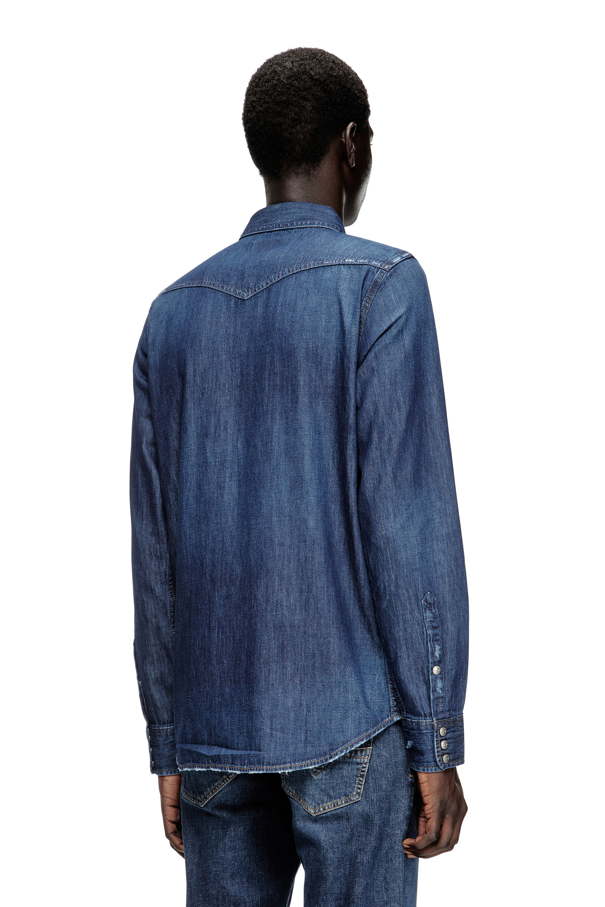 Men's Denim overshirt | Blue | Diesel