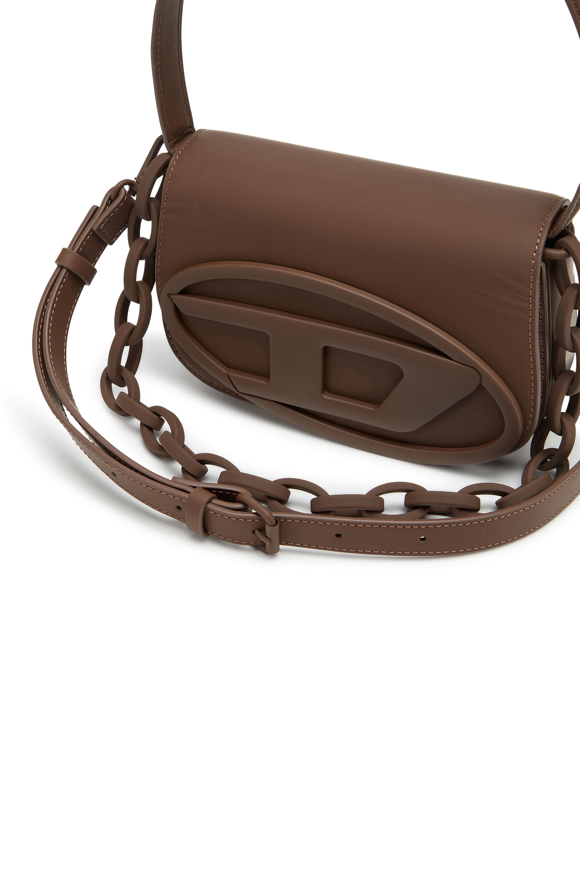 Diesel - 1DR, Woman 1DR-Iconic shoulder bag in matte leather in Brown - Image 2