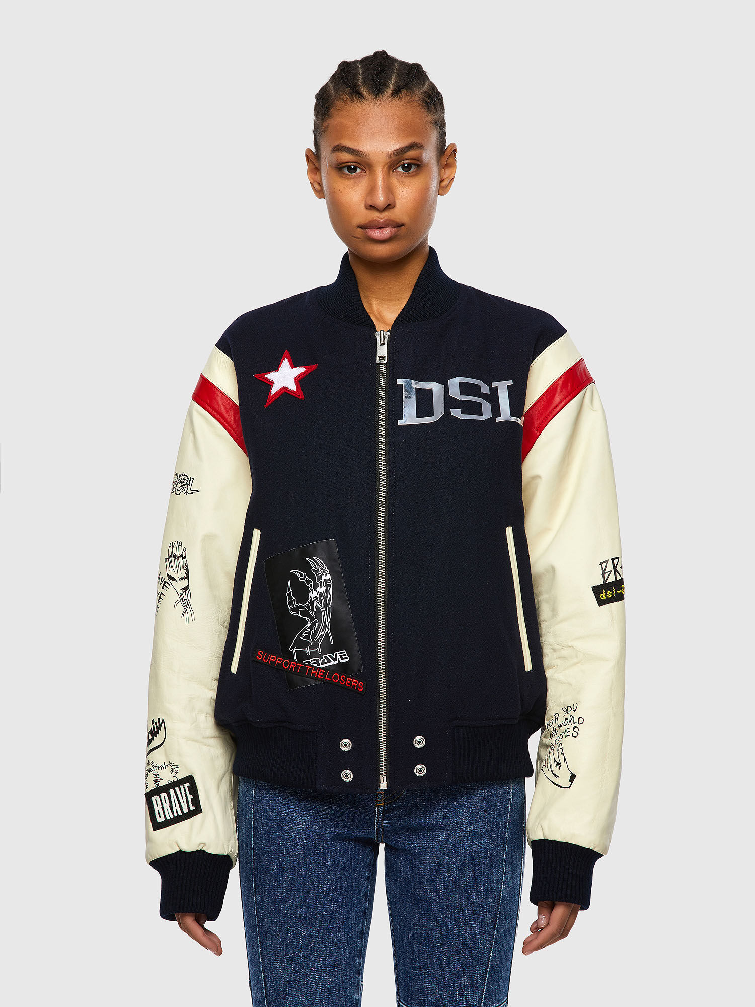 Diesel baseball jacket outlet