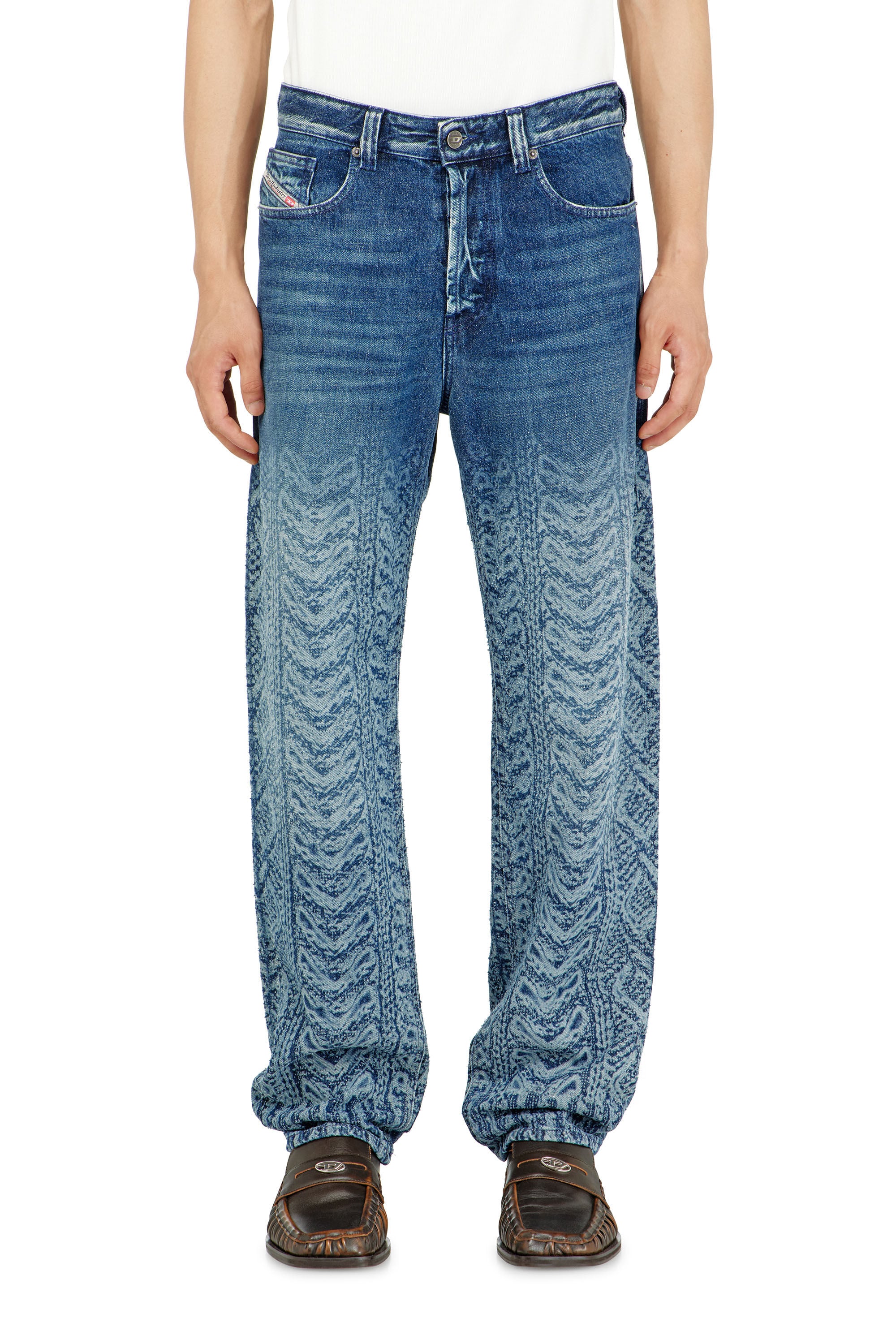 Diesel - Man's Regular Jeans 2024 D-Macs 007EV, Dark Blue - 4
