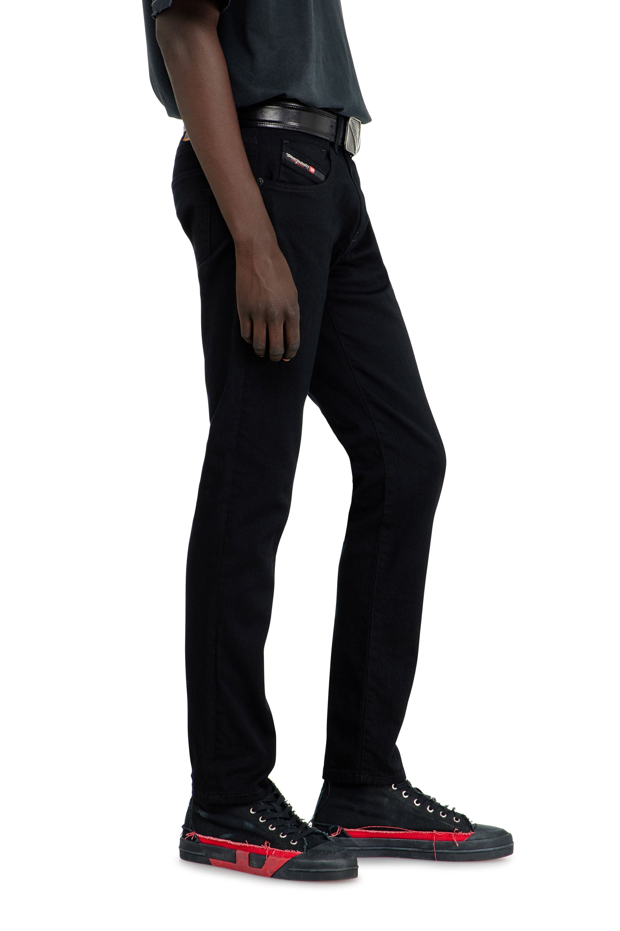 2019 D-STRUKT Man Slim fit Jeans, stretch denim | Black/Dark grey