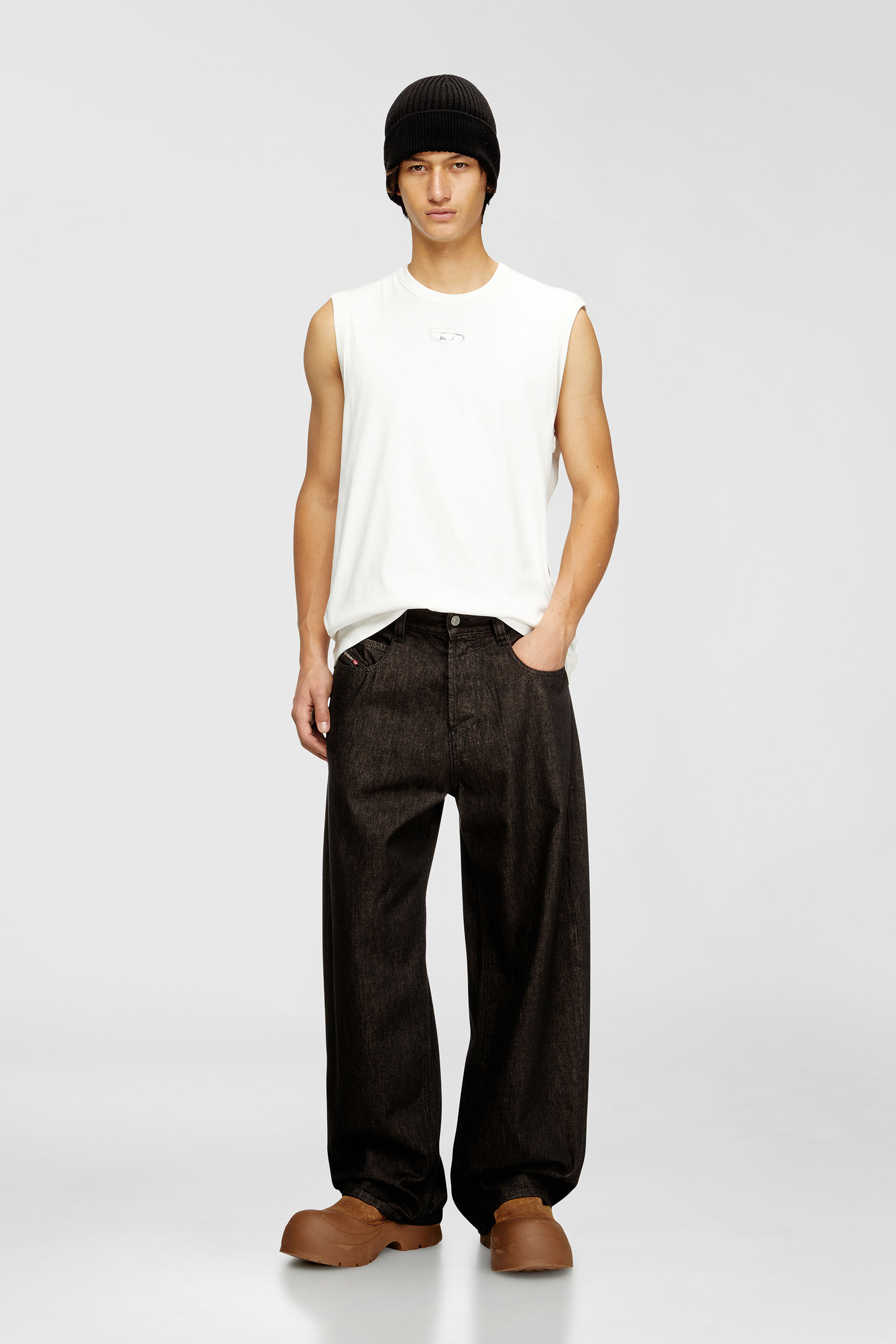 Women's Relaxed Jeans | Regular Waist 1997 D-Enim-M | Black/Dark