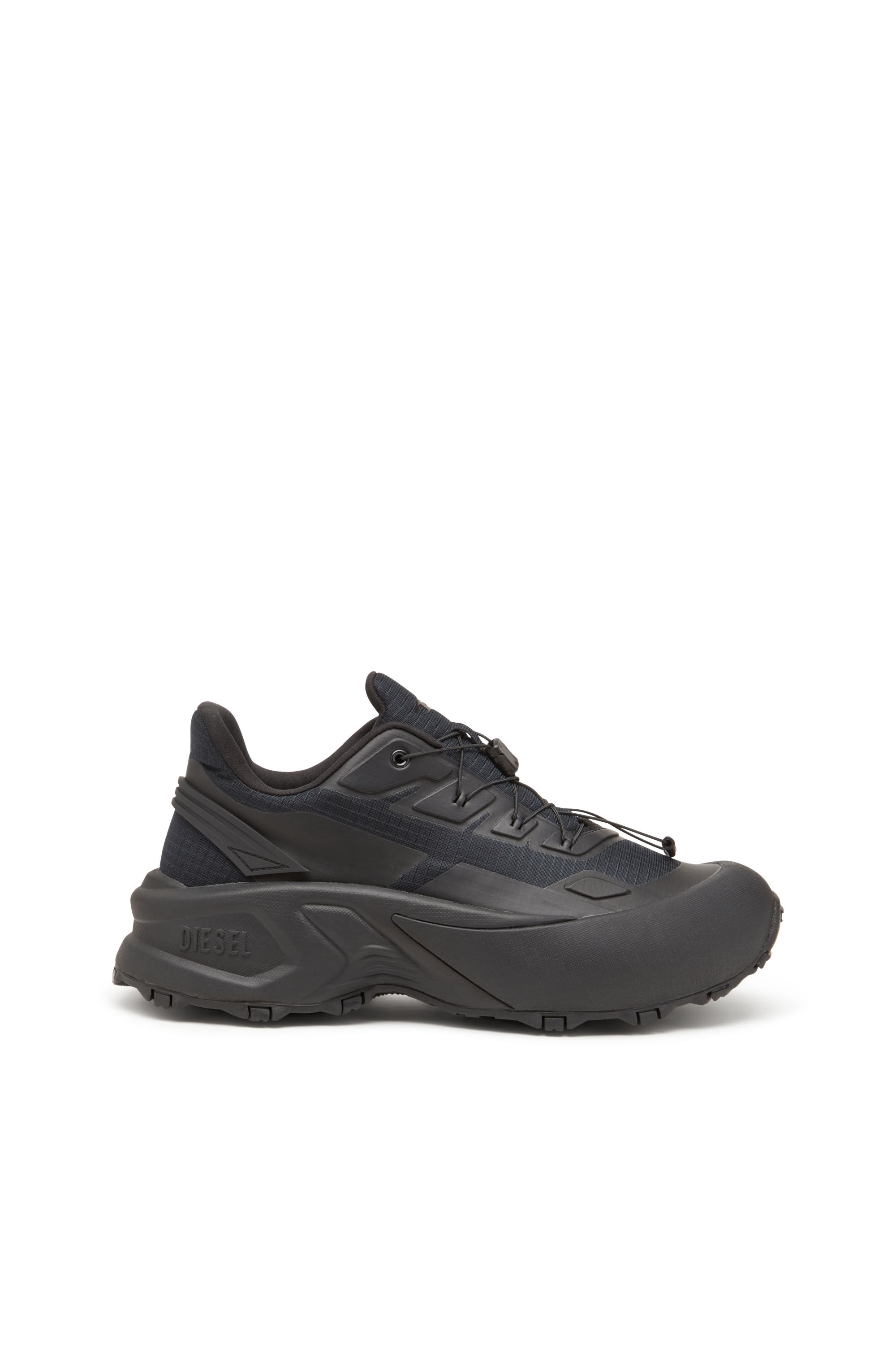 【最安値に挑戦】 Men's Black | ripstop TPU-trimmed in Runner-Sneakers D-Cage トップス
