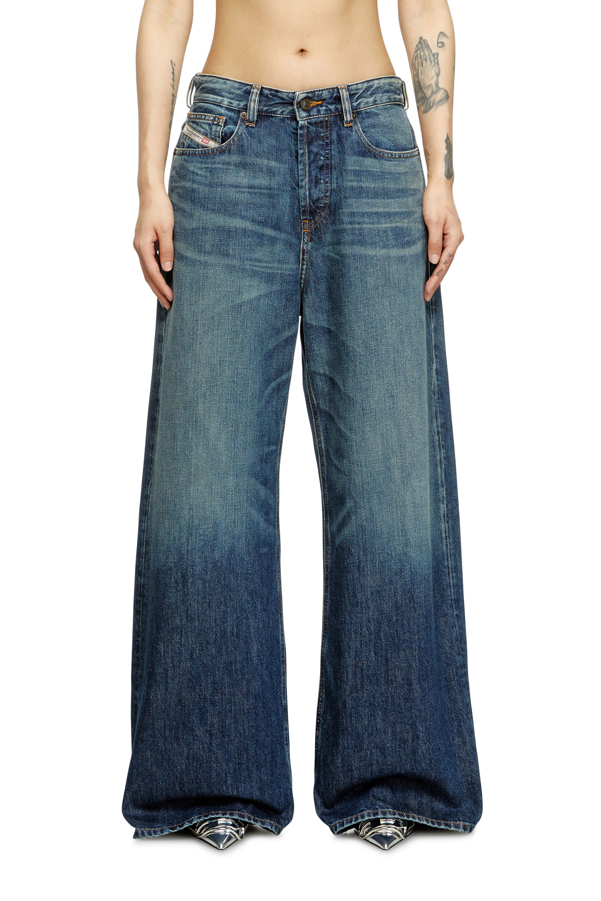 今季一番 | blue Dark | Jeans Relaxed Women's Diesel D-Sire 1996 パンツ