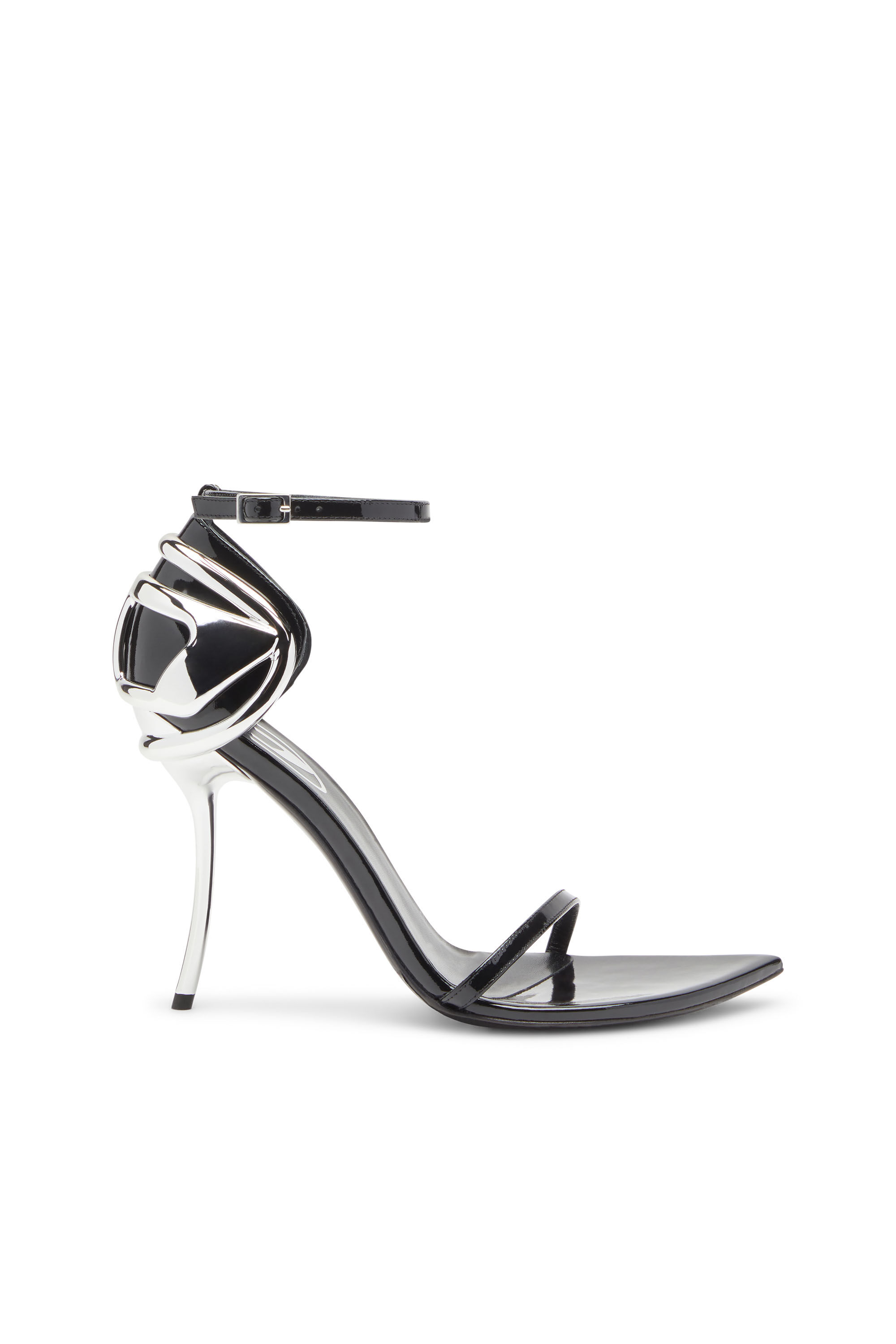 期間限定価格商品 sandals D-Ten&Half-Stiletto Women's in and leather patent 下着・アンダーウェア